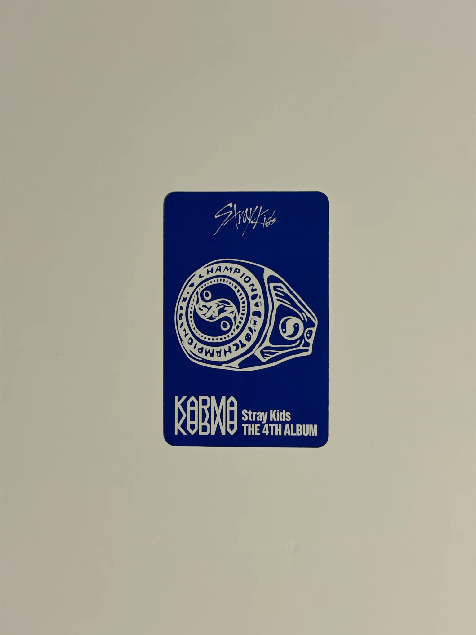 Stray Kids Hyunjin Stray Kids - Hyunjin - KARMA Album album photocard accordion version first press only listing photo 2