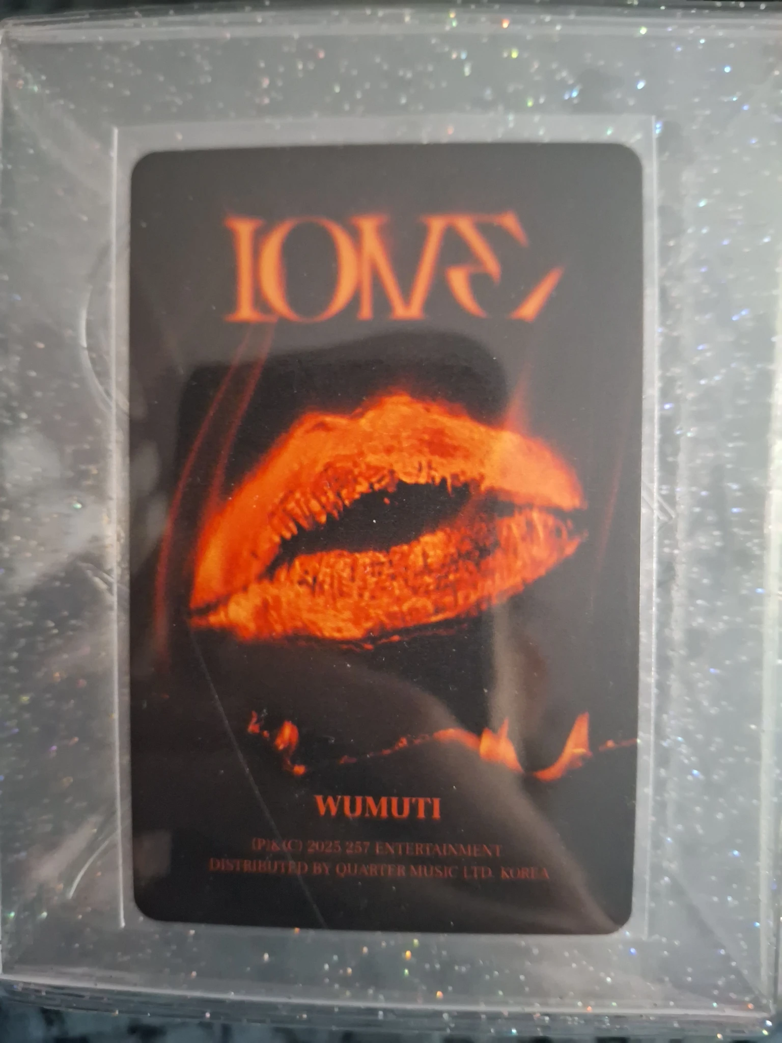 XLOV Wumuti XLOV - Wumuti - I ONE Album album photocard i ver. listing photo 2