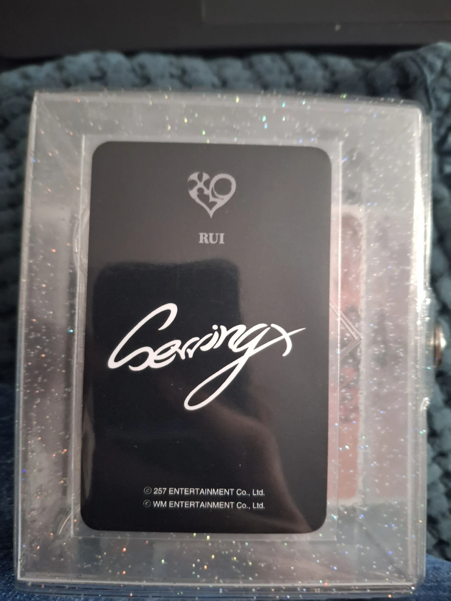 XLOV Rui XLOV - Rui - SERVING-X - 2026 XLOV Asia Tour Event merch photocard tour merch trading card listing photo 2