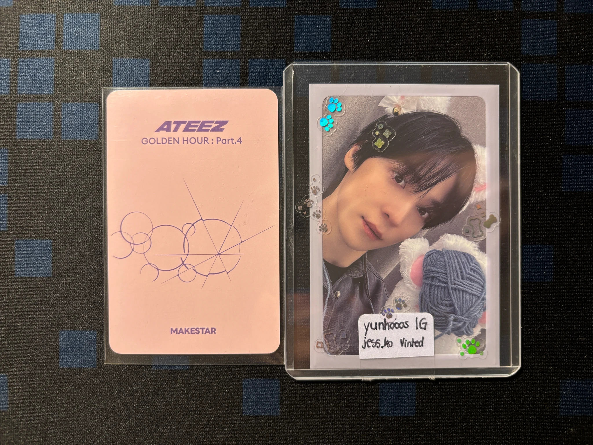 ATEEZ ATEEZ - Yunho & Yeosang - Golden Hour : Part.4 Album fansign makestar round 6 unit photocard listing photo 2