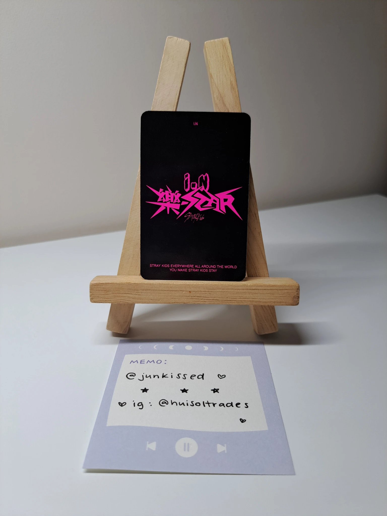 Stray Kids I.N Stray Kids - I.N - Rock-Star Album album photocard postcard version listing photo 2