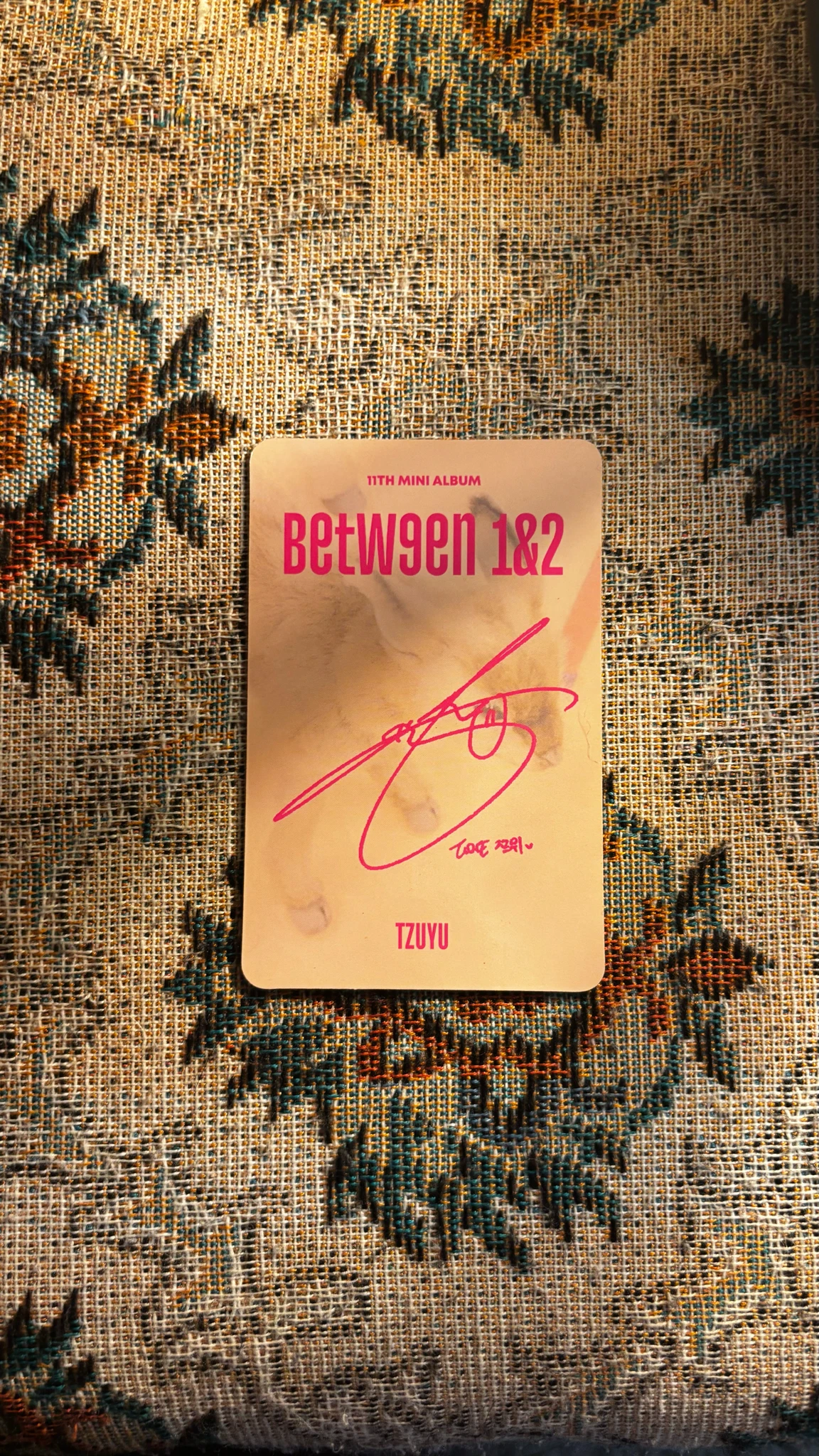TWICE Tzuyu TWICE-Tzuyu-Album-BETWEEN 1&2 listing photo 2