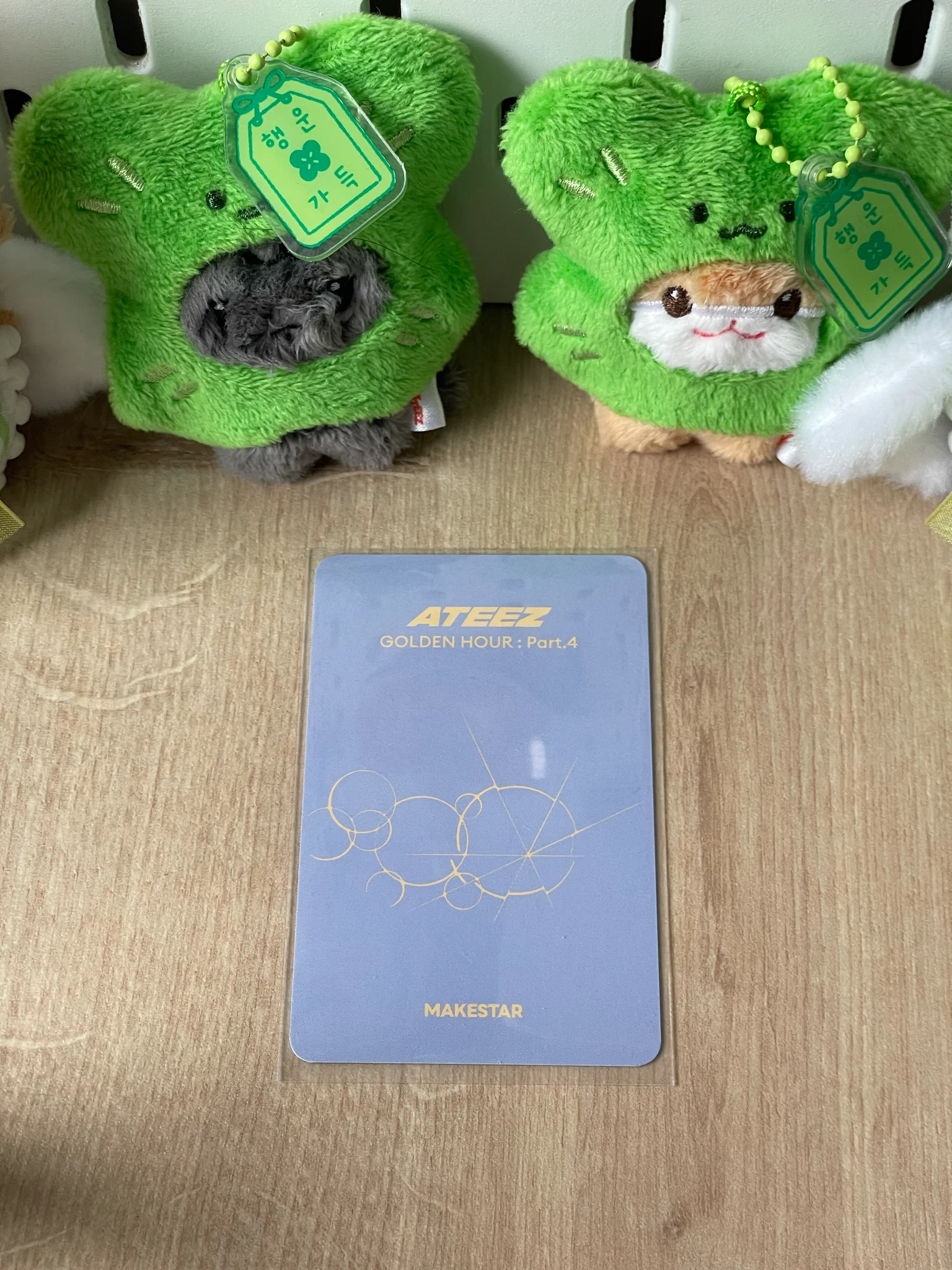 ATEEZ Hongjoong ATEEZ - Hongjoong - Golden Hour : Part.4 Album makestar fansign round 4 pob (pre-order benefit) listing photo 2