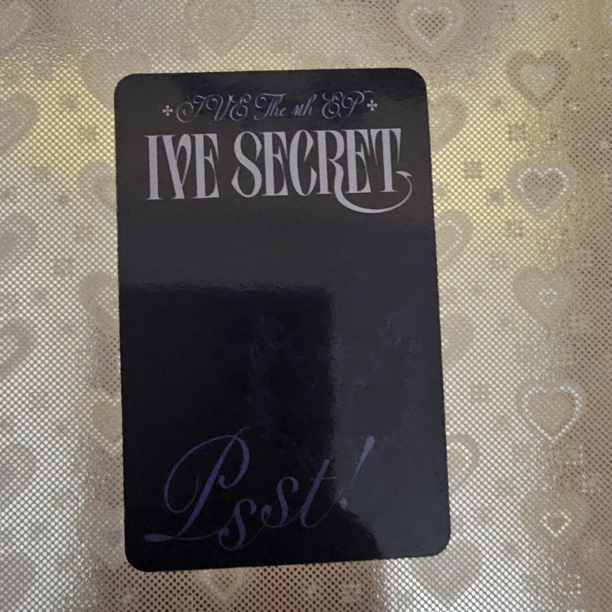 IVE Yujin IVE - Yujin - IVE SECRET Album album photocard psst! version listing photo 2