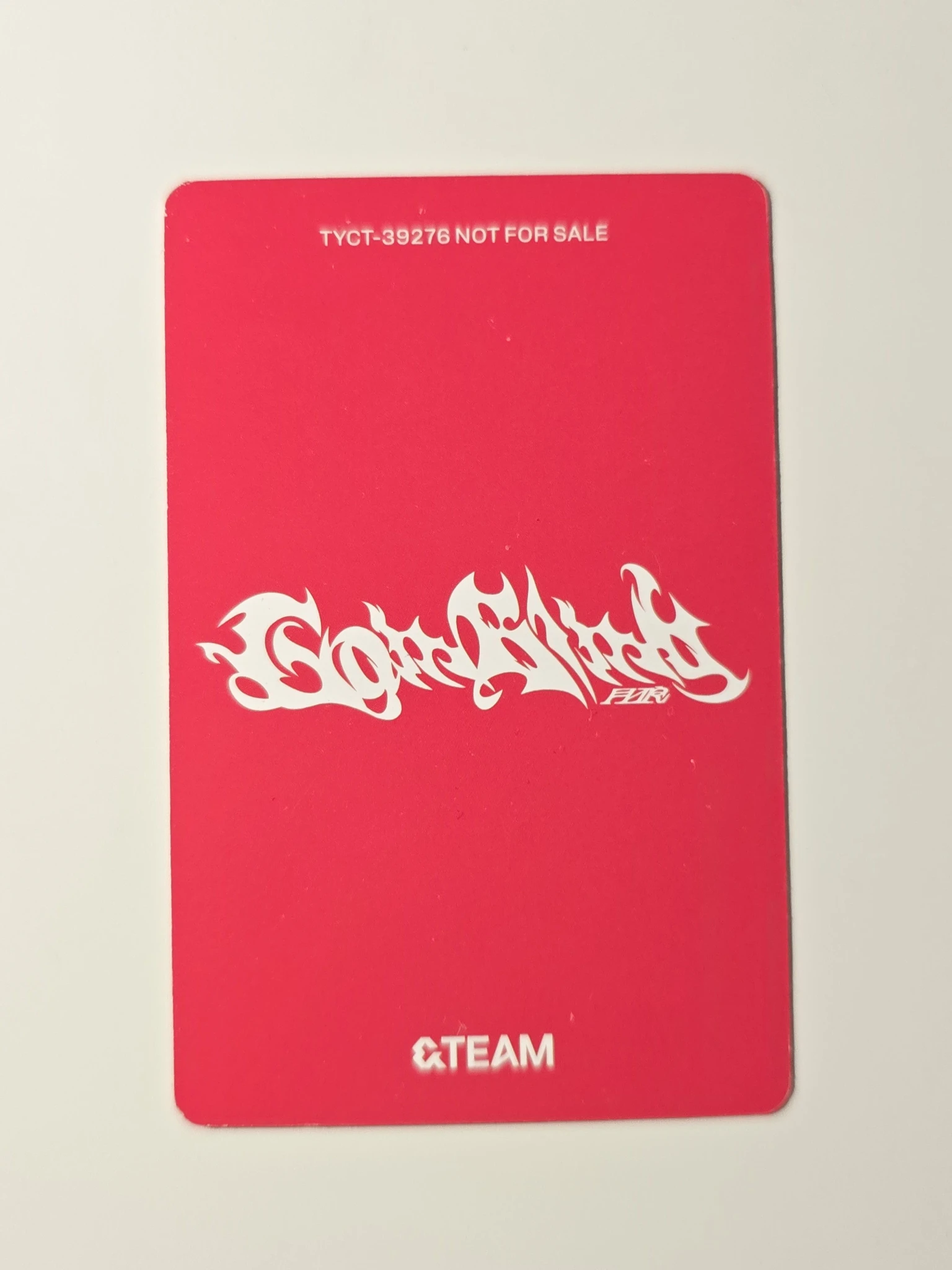 &TEAM &TEAM - K & Nicholas - Go in Blind - EP Album solo jacket version album photocard listing photo 2
