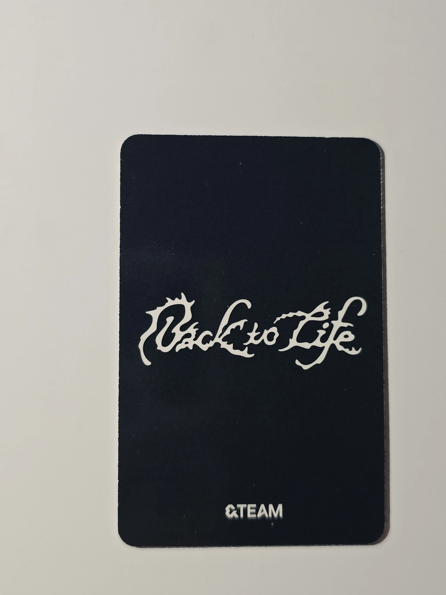 &TEAM Yuma &TEAM - Yuma - Back to Life Album album photocard roar version A version listing photo 2