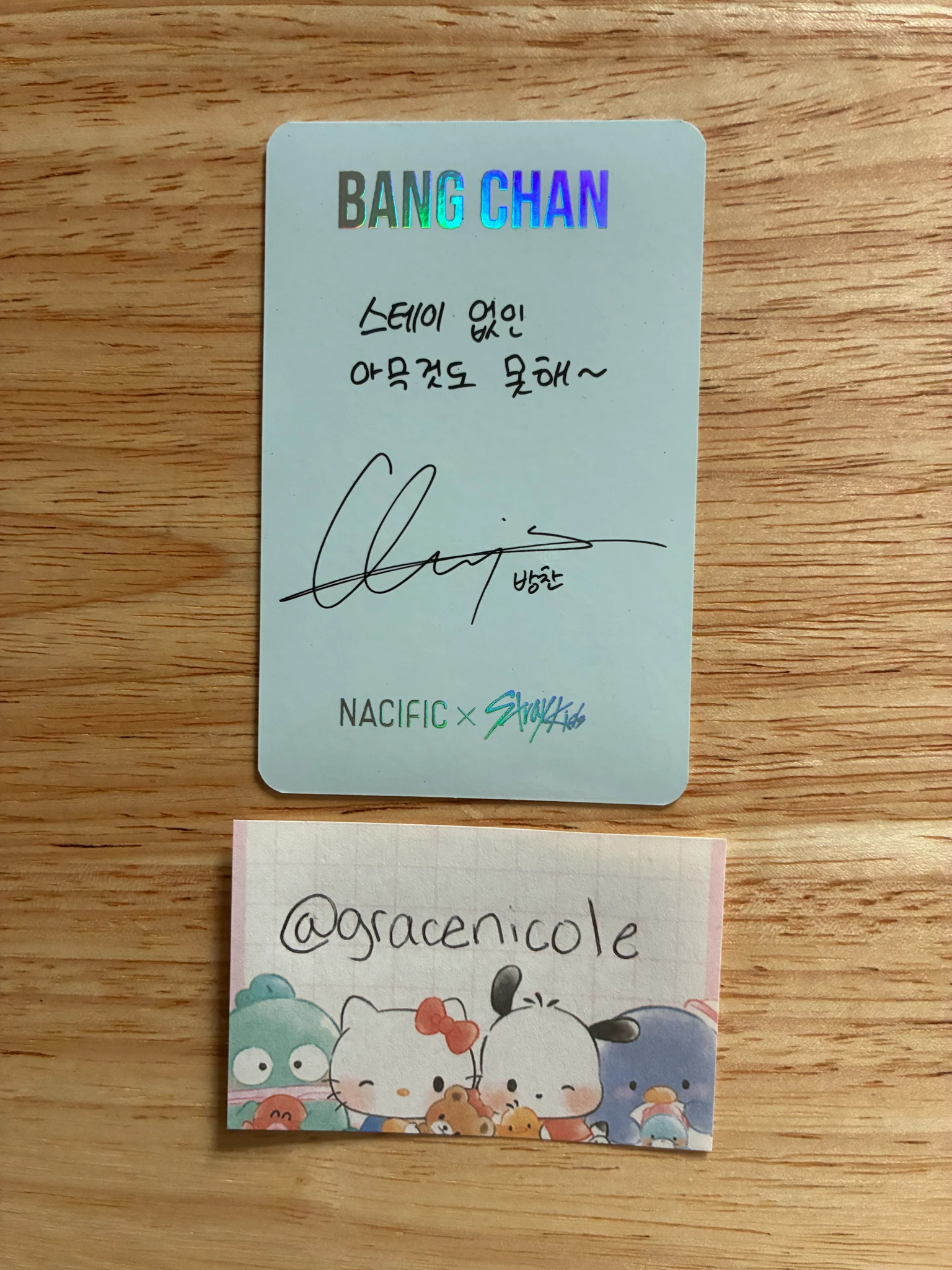 Stray Kids Bang Chan Stray Kids - Bang Chan - NACIFIC  x Stray Kids Other brand collaboration nacific round 11 listing photo 2