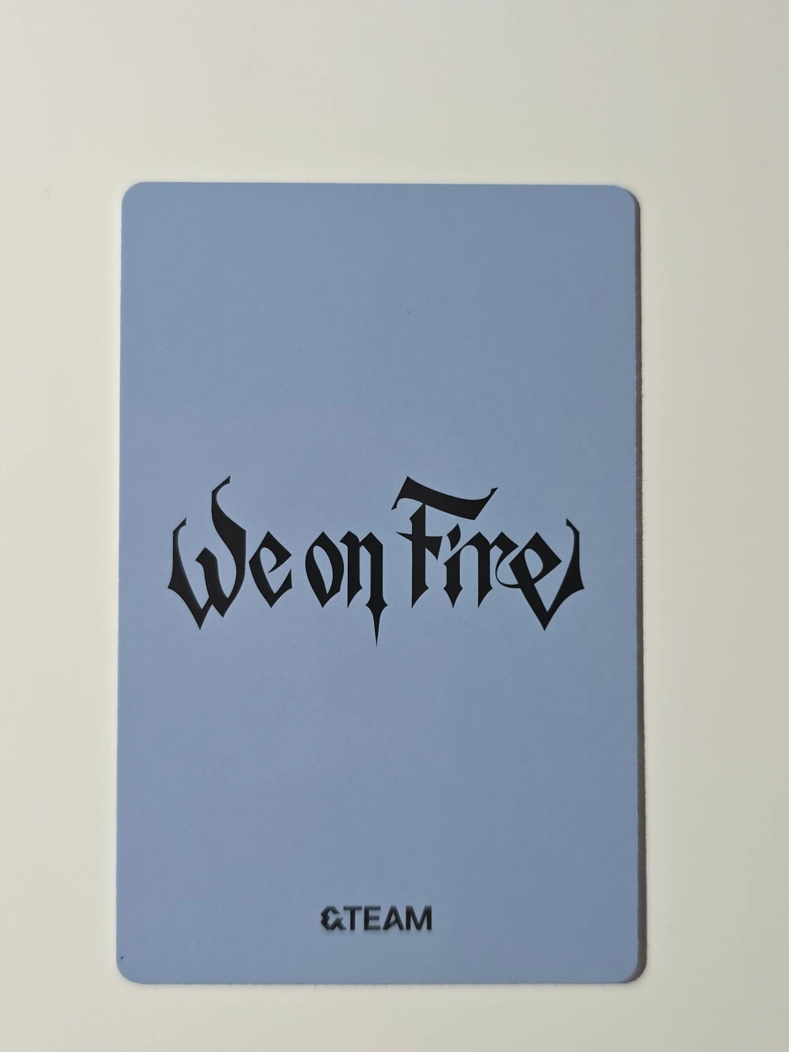 &TEAM K &TEAM - K - We on Fire  Album album photocard solo jacket version listing photo 2