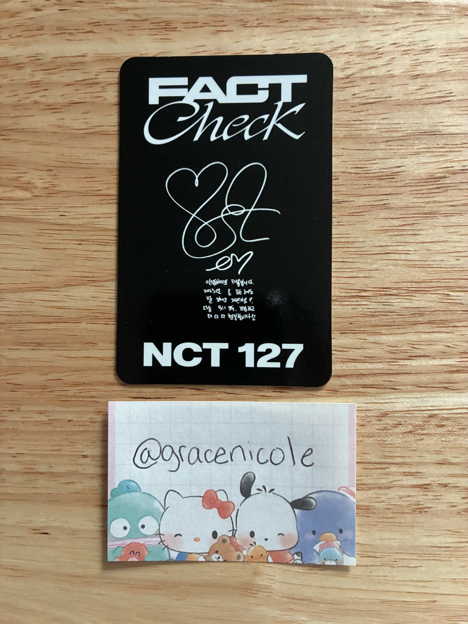 NCT 127 Taeyong NCT 127 - Taeyong - Fact Check Album listing photo 2