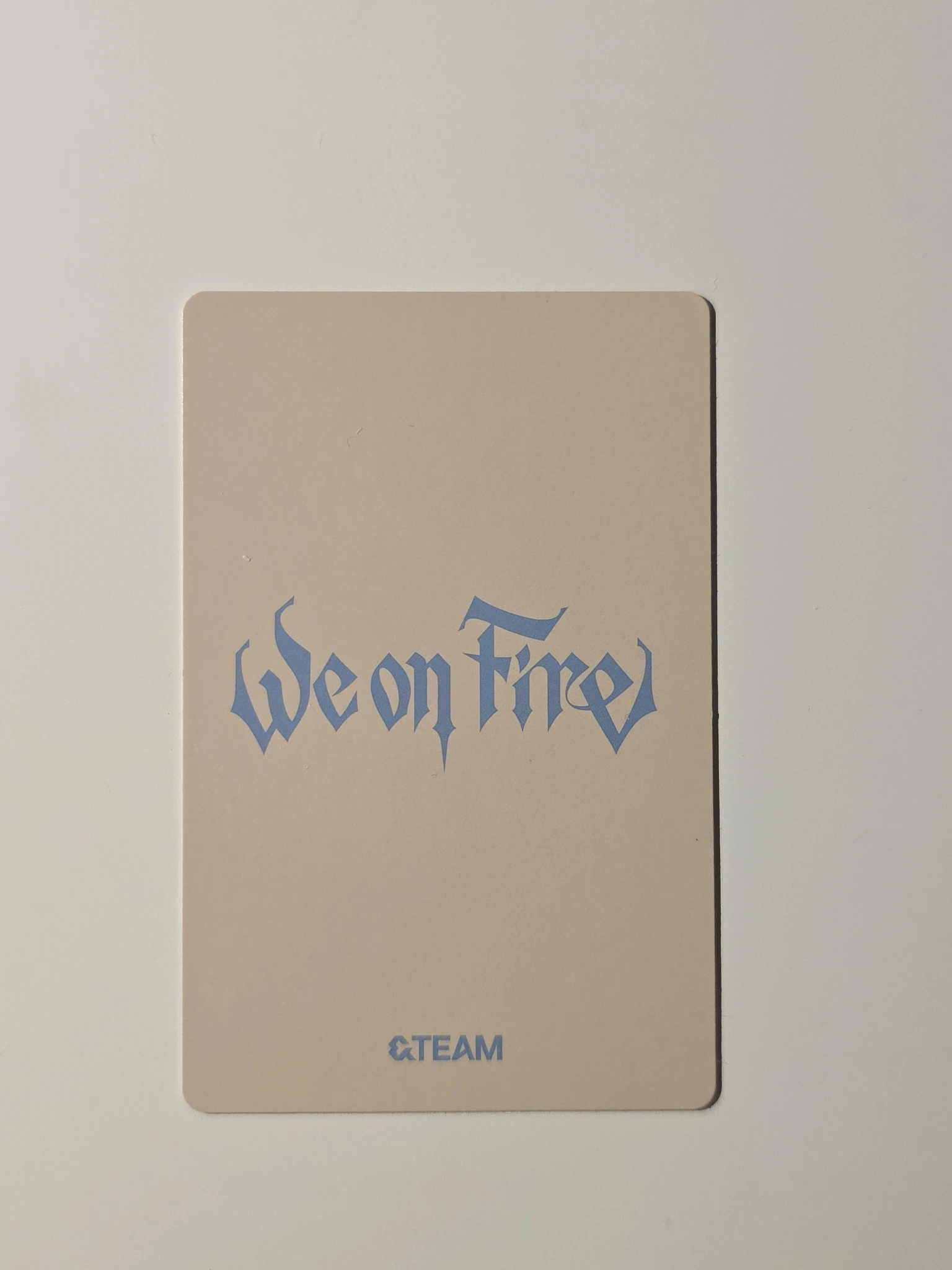 &TEAM &TEAM - EJ & Fuma - We on Fire - EP Album album photocard solo jacket version ej version listing photo 2