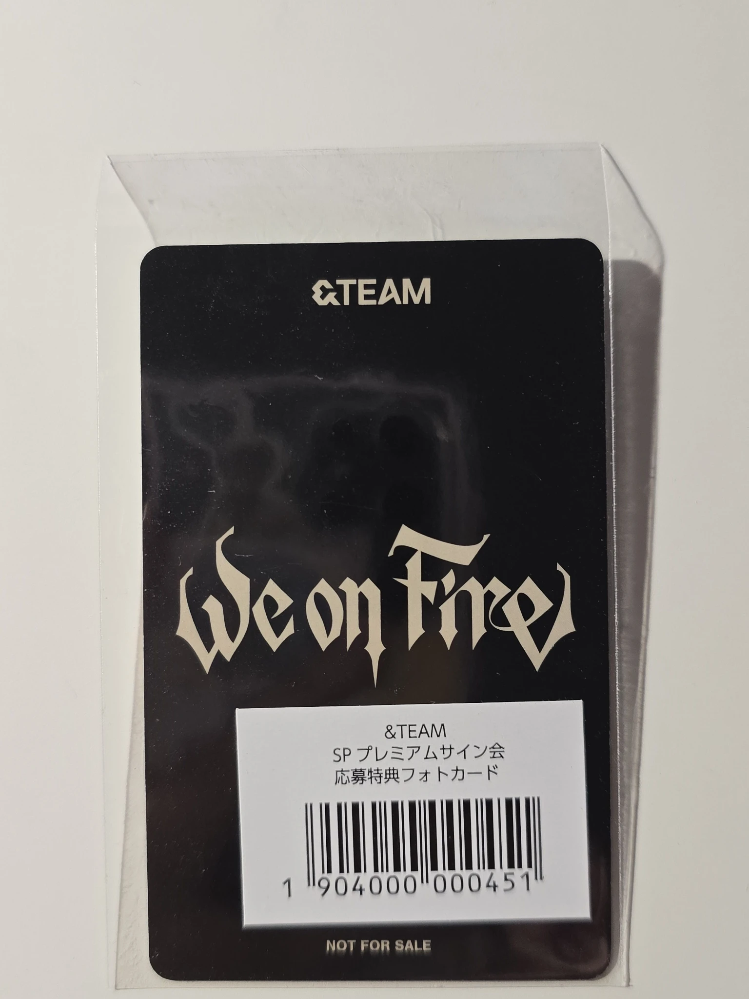 &TEAM EJ &TEAM - EJ - We on Fire  Album weverse event fansign listing photo 2