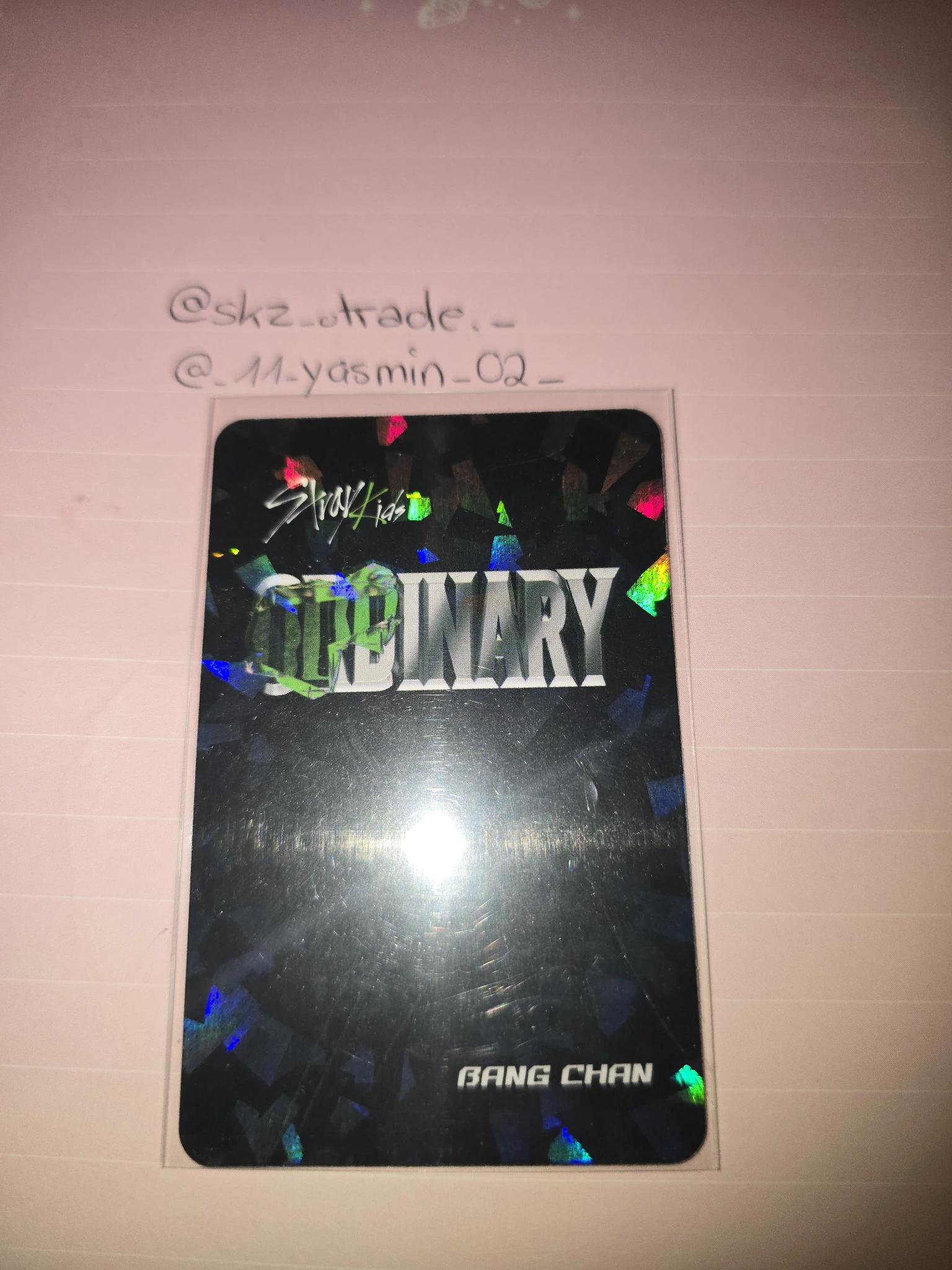 Stray Kids Bang Chan Stray Kids - Bang Chan - Oddinary Album pre-order benefit (pob) soundwave holographic (hologram) listing photo 2