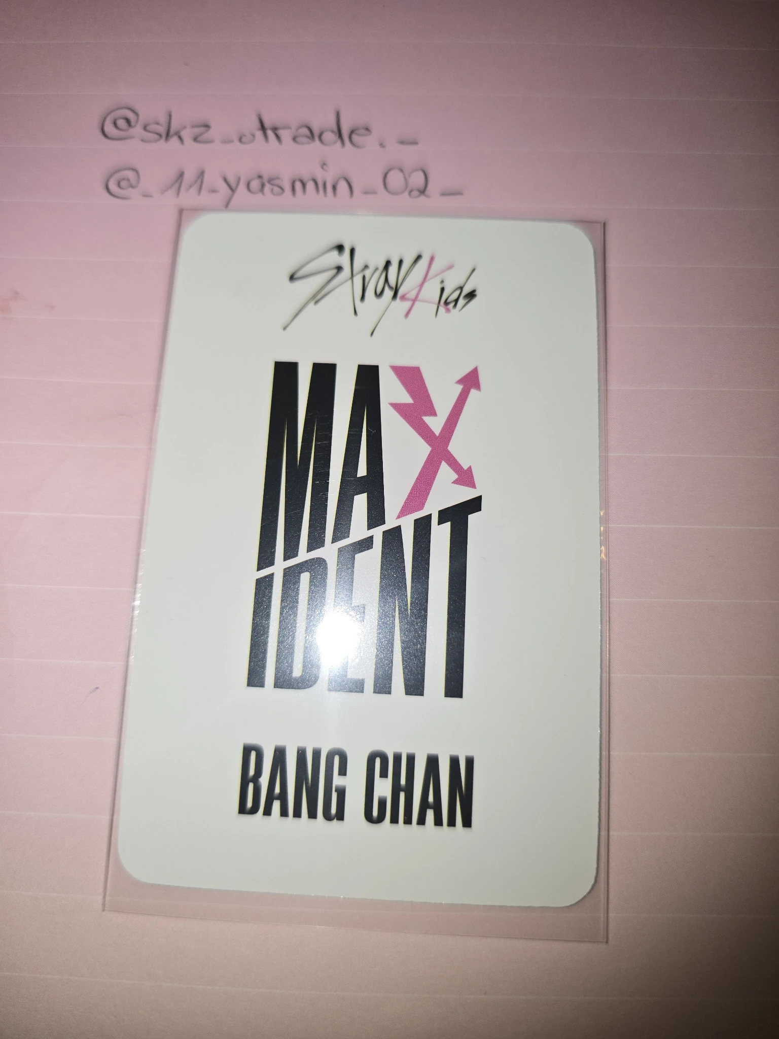Stray Kids Bang Chan Stray Kids - Bang Chan - Maxident Album ktown4u pre-order benefit (pob) listing photo 2
