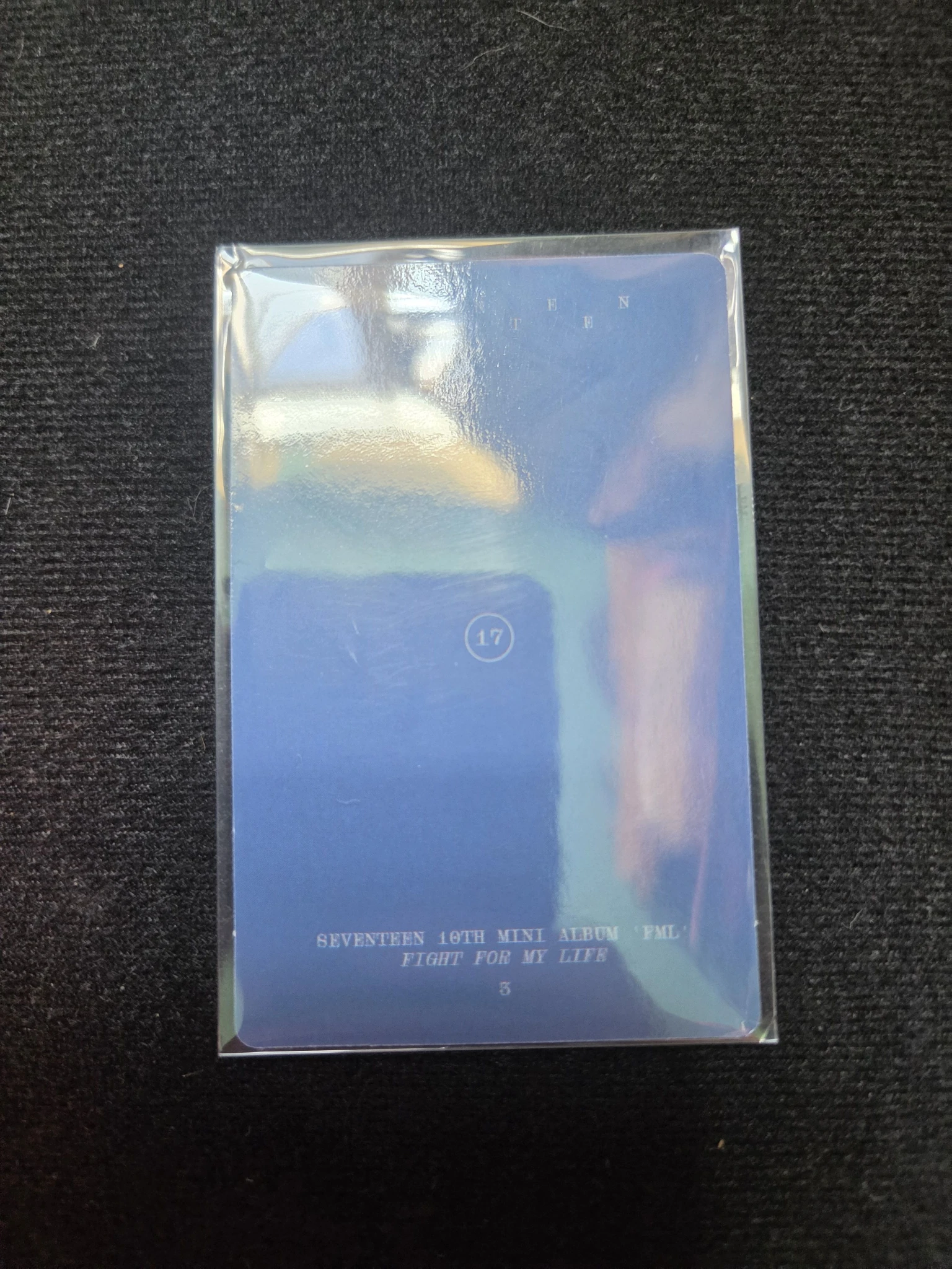 SEVENTEEN Woozi SEVENTEEN - Woozi - FML Album album photocard fight for my life version listing photo 2