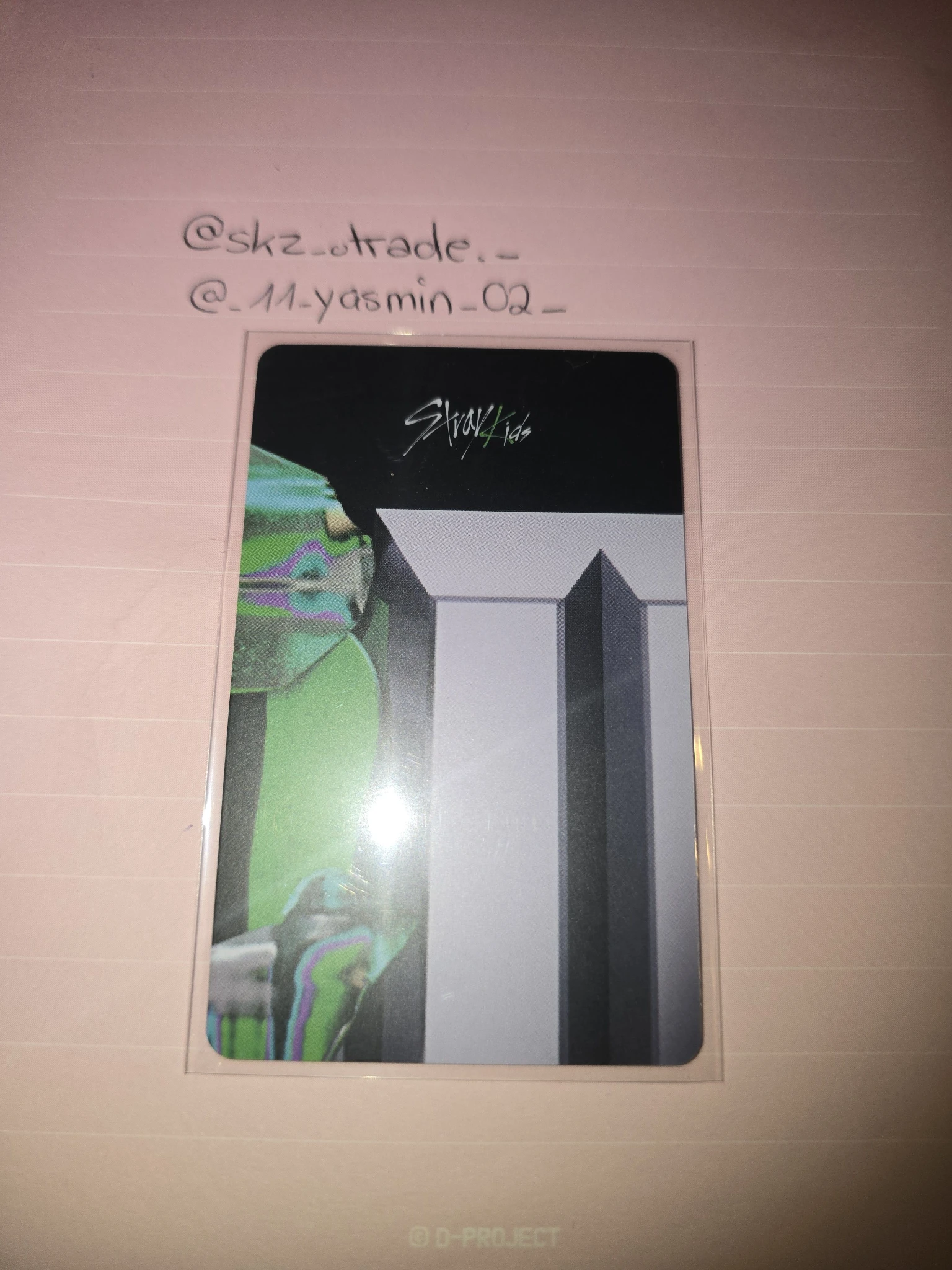 Stray Kids Hyunjin Stray Kids - Hyunjin - ODDINARY Album round 1 soundwave lucky draw (LD) pvc card listing photo 2