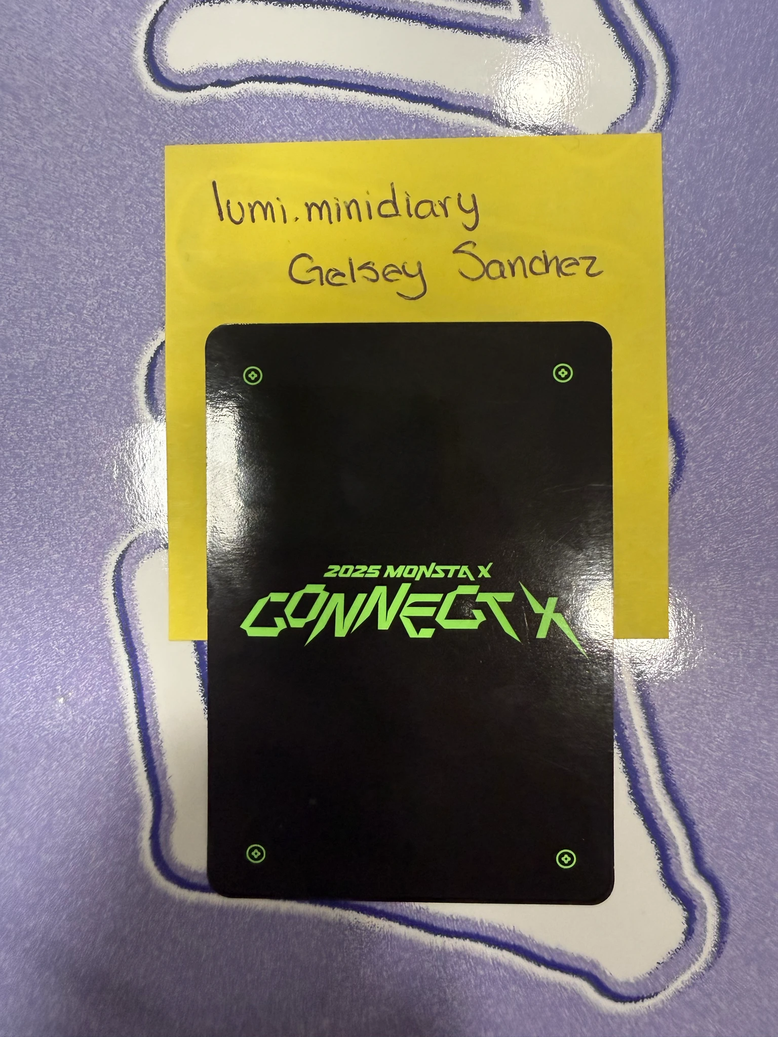 MONSTA X I.M MONSTA X - I.M - 2025 MONSTA X - CONNECT X Event random pack concept version korean version listing photo 2