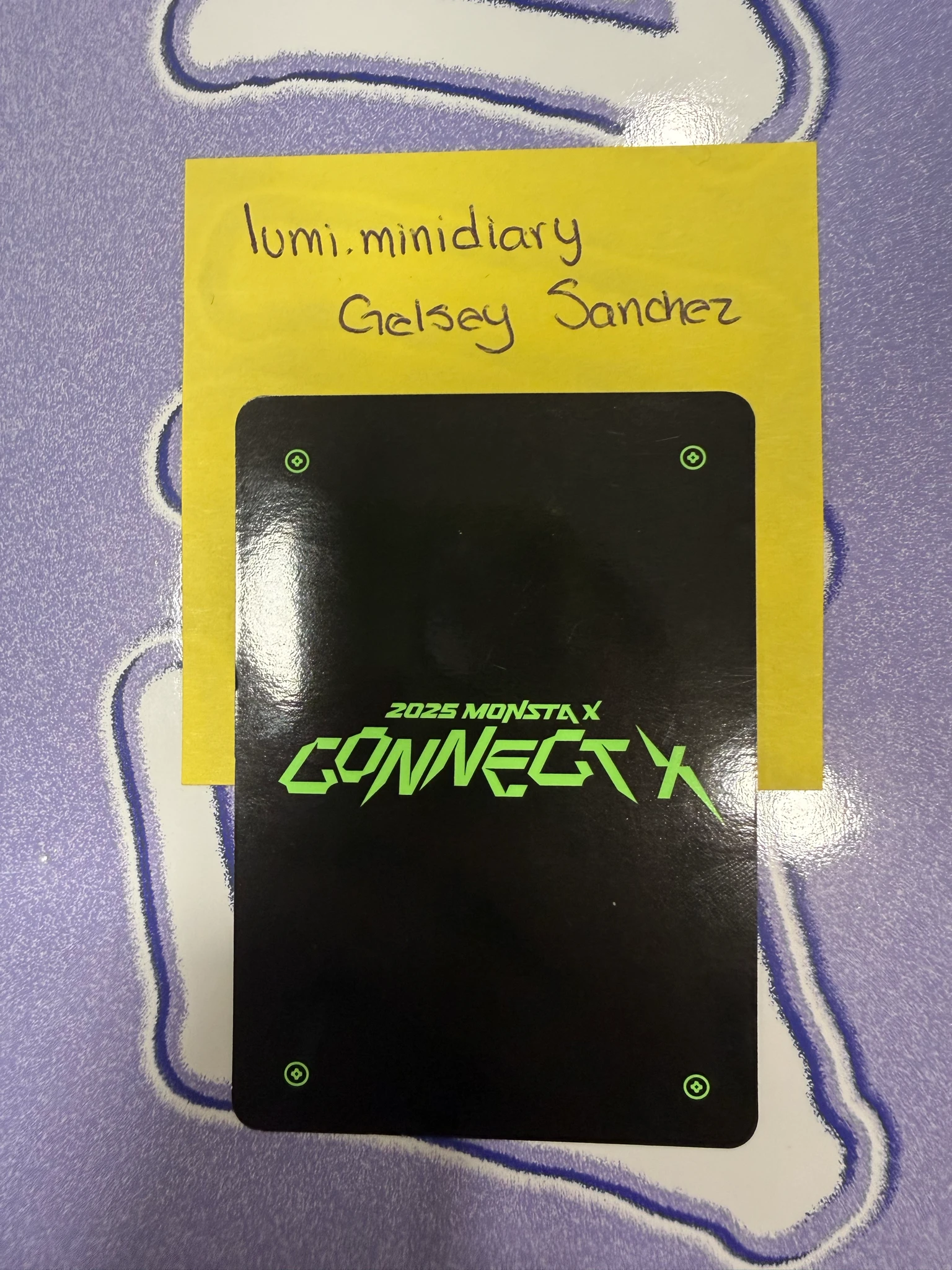 MONSTA X I.M MONSTA X - I.M - 2025 MONSTA X - CONNECT X Event random photocard listing photo 2