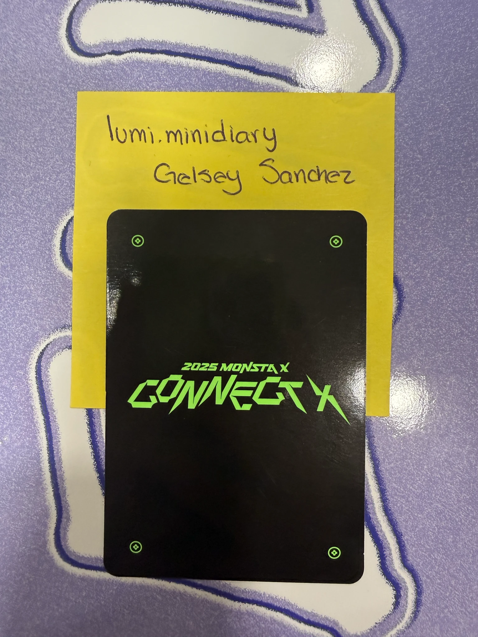 MONSTA X Kihyun MONSTA X - Kihyun - 2025 MONSTA X - CONNECT X Event random pack merch photocard concept version listing photo 2