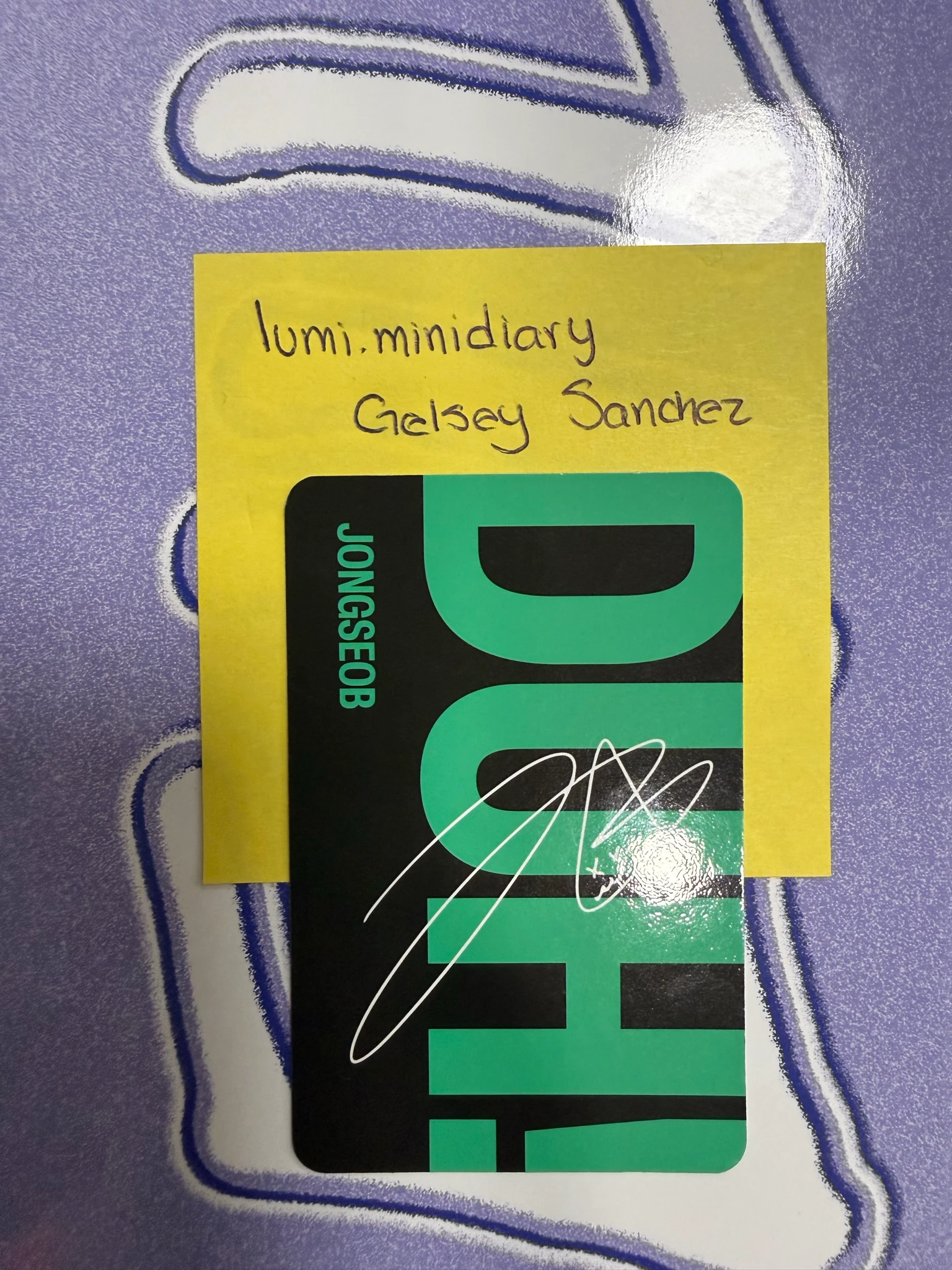 P1Harmony Jongseob P1Harmony - Jongseob - DUH! Album album photocard digipack version H version version 2 listing photo 2