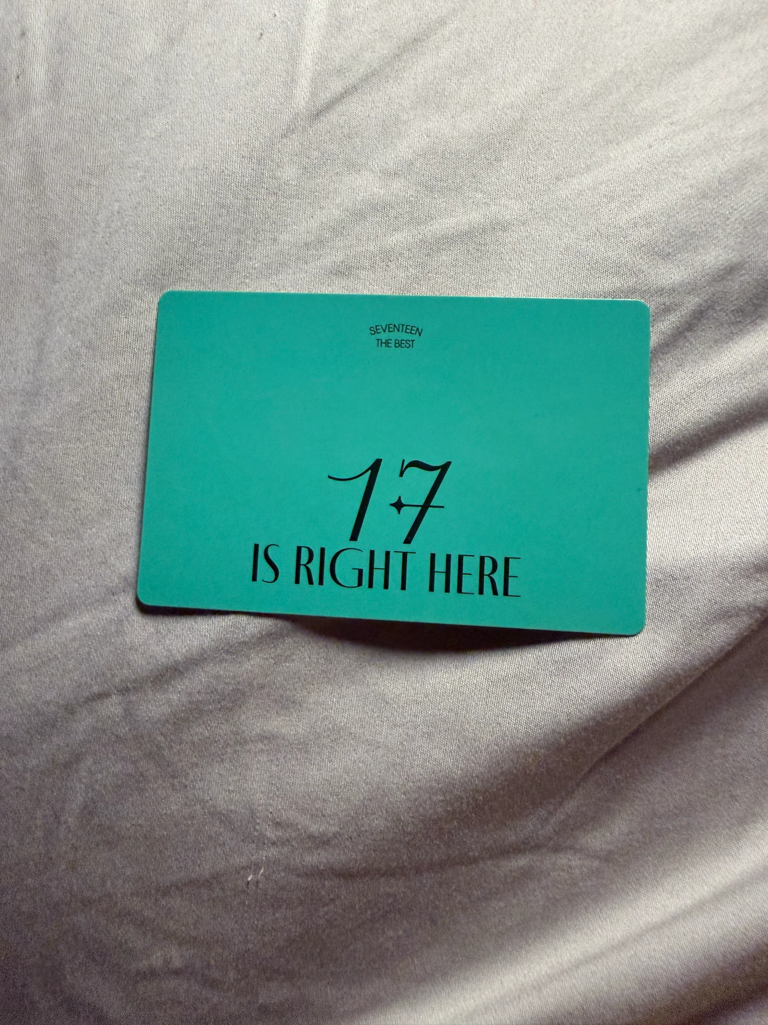 SEVENTEEN SEVENTEEN - 17 IS RIGHT HERE Album album photocard listing photo 2