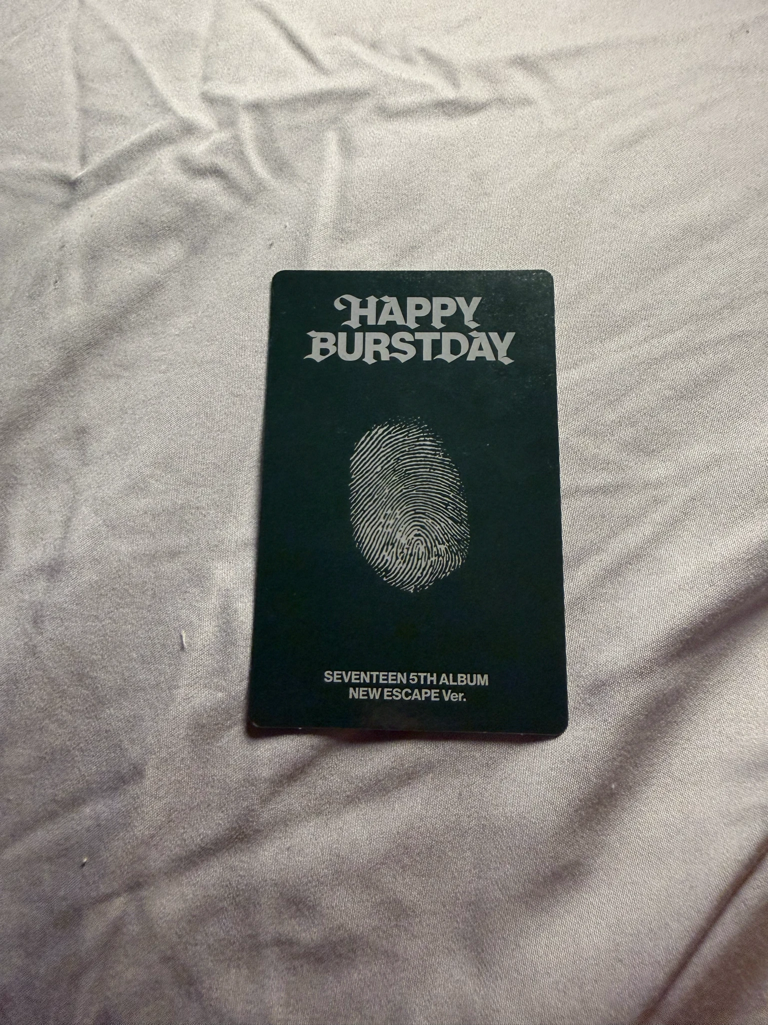 SEVENTEEN Joshua SEVENTEEN - Joshua - HAPPY BURSTDAY Album listing photo 2