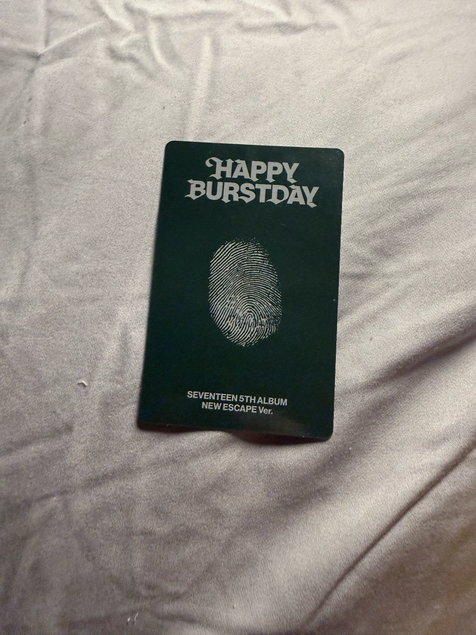 SEVENTEEN Seungkwan SEVENTEEN - Seungkwan - HAPPY BURSTDAY Album New Escape Ver. listing photo 2