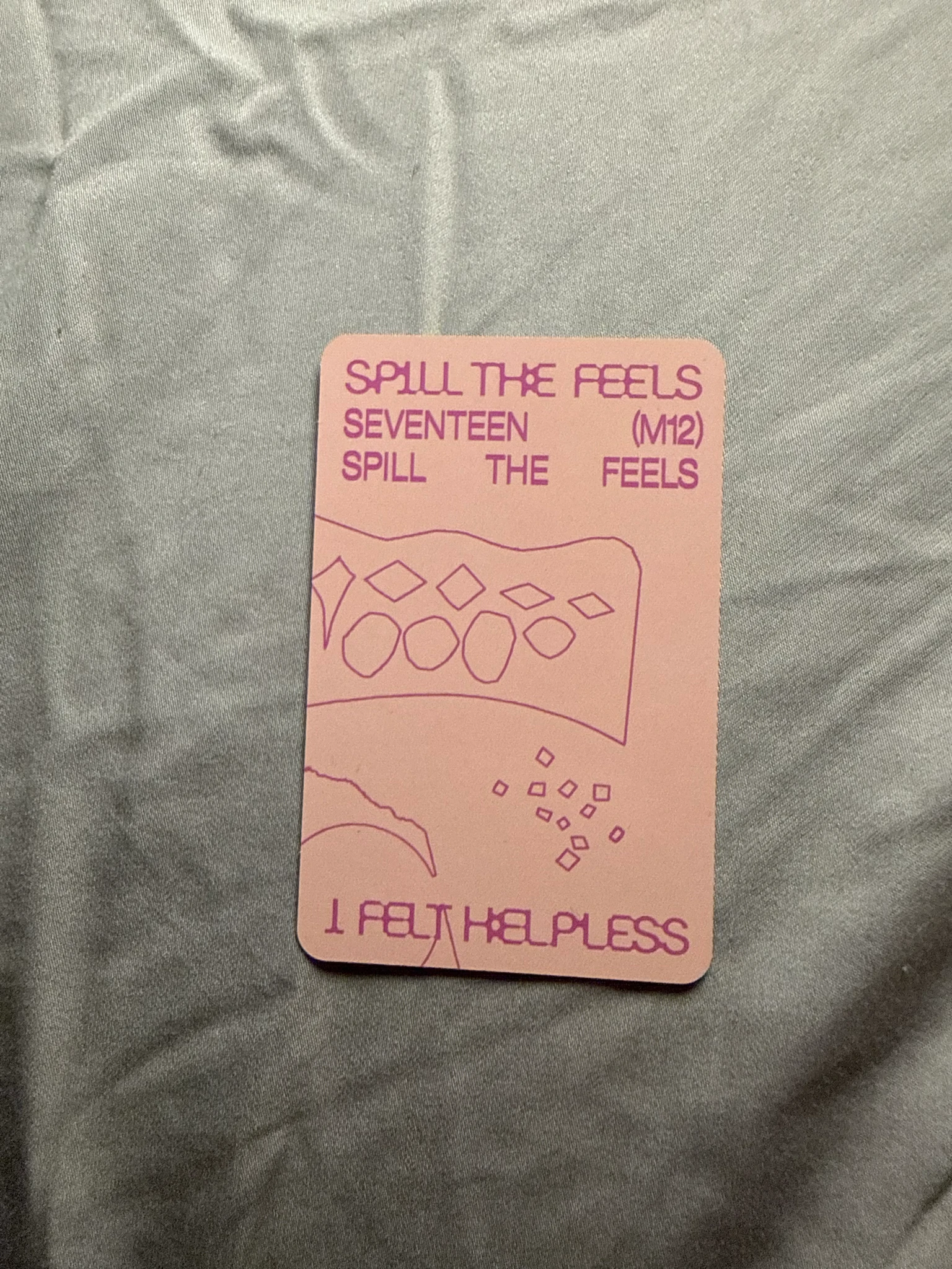 SEVENTEEN Mingyu SEVENTEEN - Mingyu - Spill the Feels Album album photocard US/EU exclusive listing photo 2