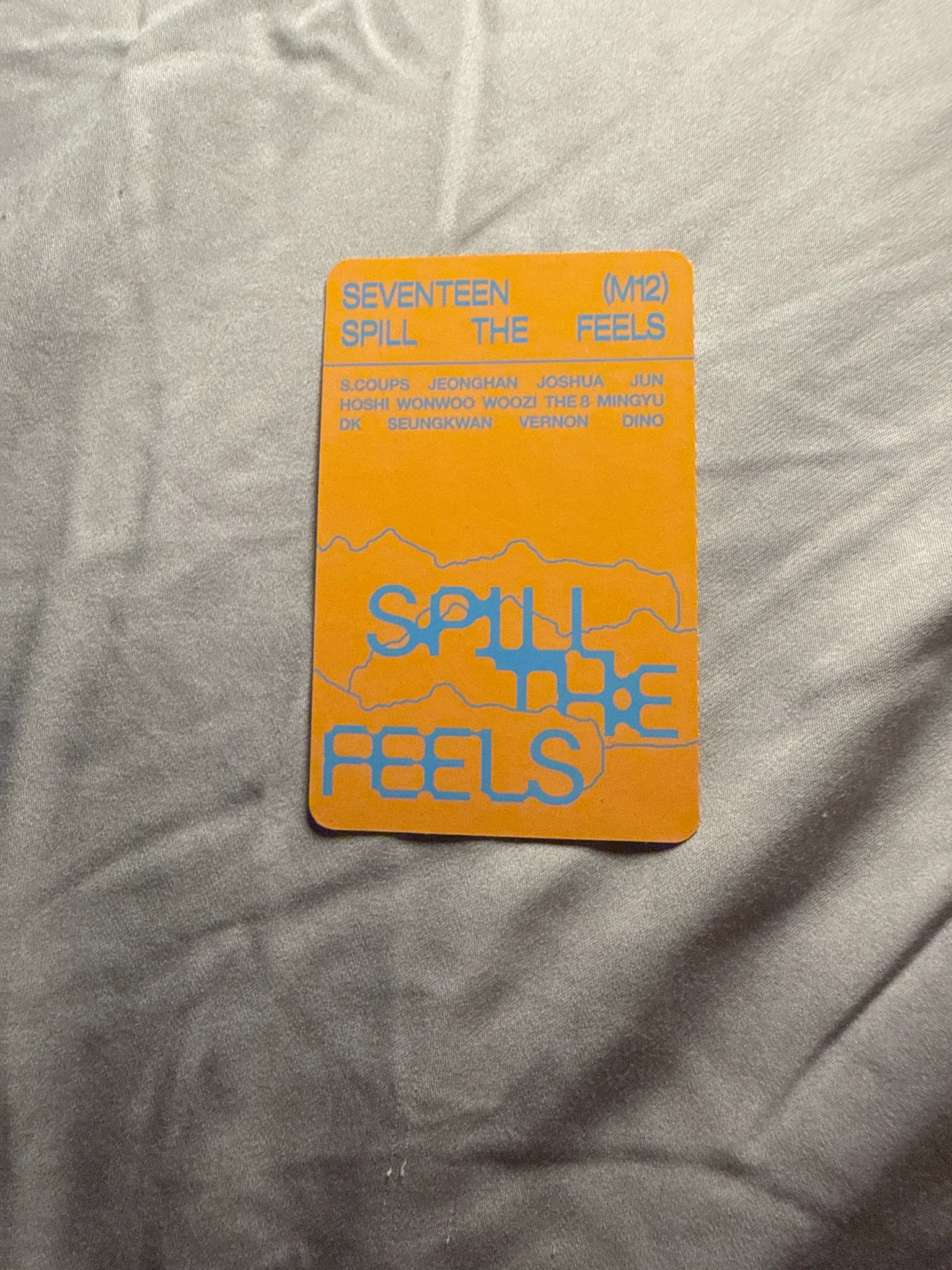 SEVENTEEN Hoshi SEVENTEEN - Hoshi - Spill the Feels Album Feel you ver listing photo 2