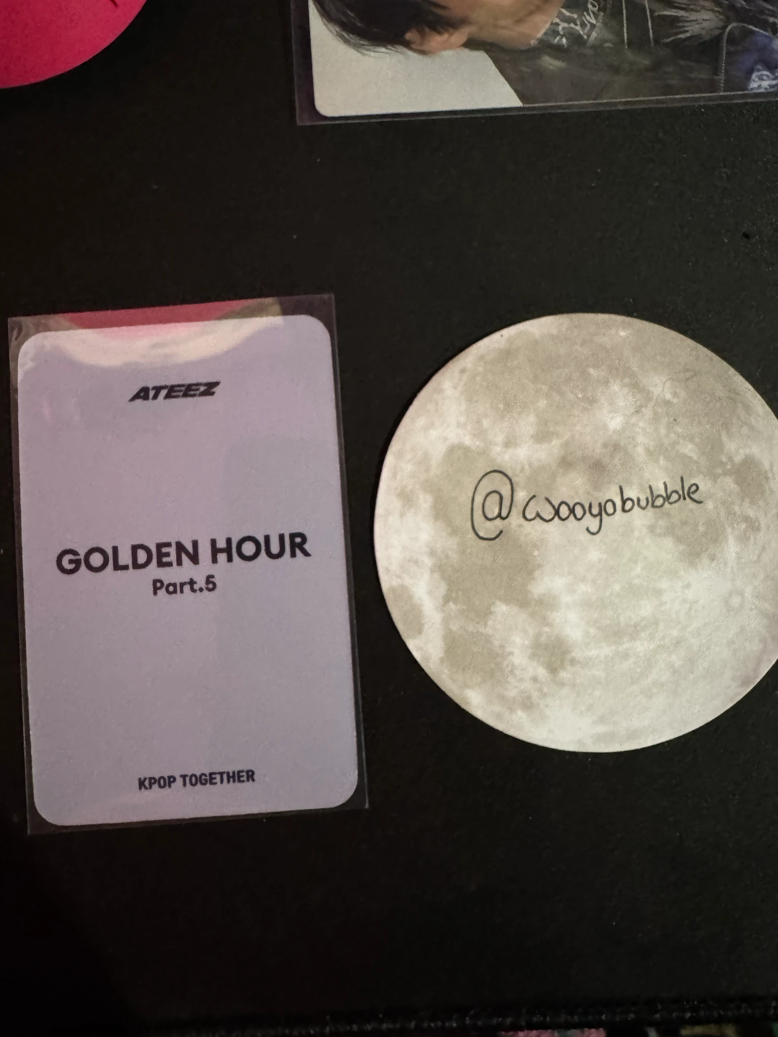 ATEEZ Wooyoung ATEEZ - Wooyoung - GOLDEN HOUR : Part.5 Album pob (pre-order benefit) kpop together listing photo 2