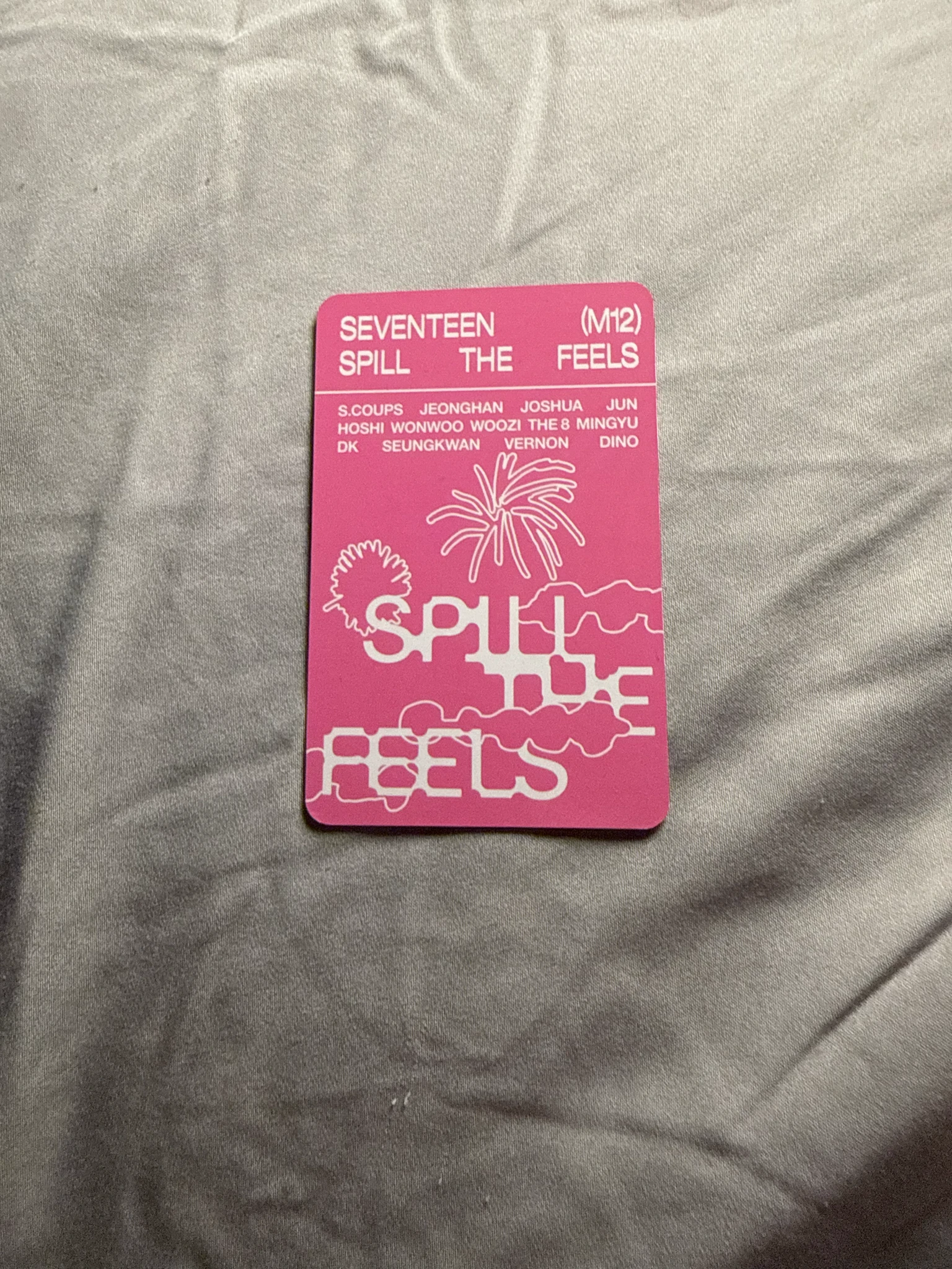 SEVENTEEN Jun SEVENTEEN - Jun - Spill the Feels Album album photocard carat version listing photo 2