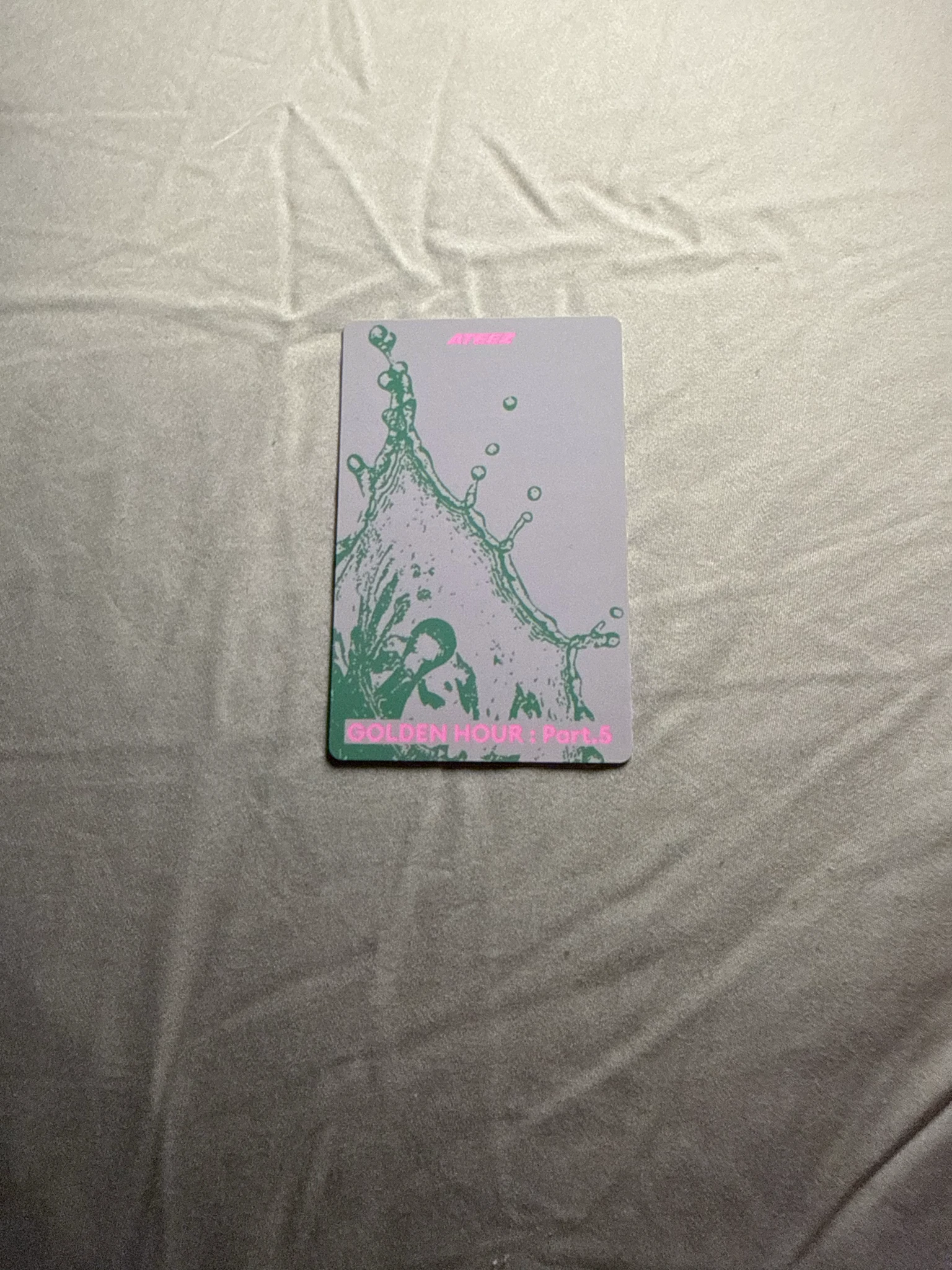 ATEEZ Wooyoung ATEEZ - Wooyoung - GOLDEN HOUR : Part.5 Album diary version album photocard listing photo 2