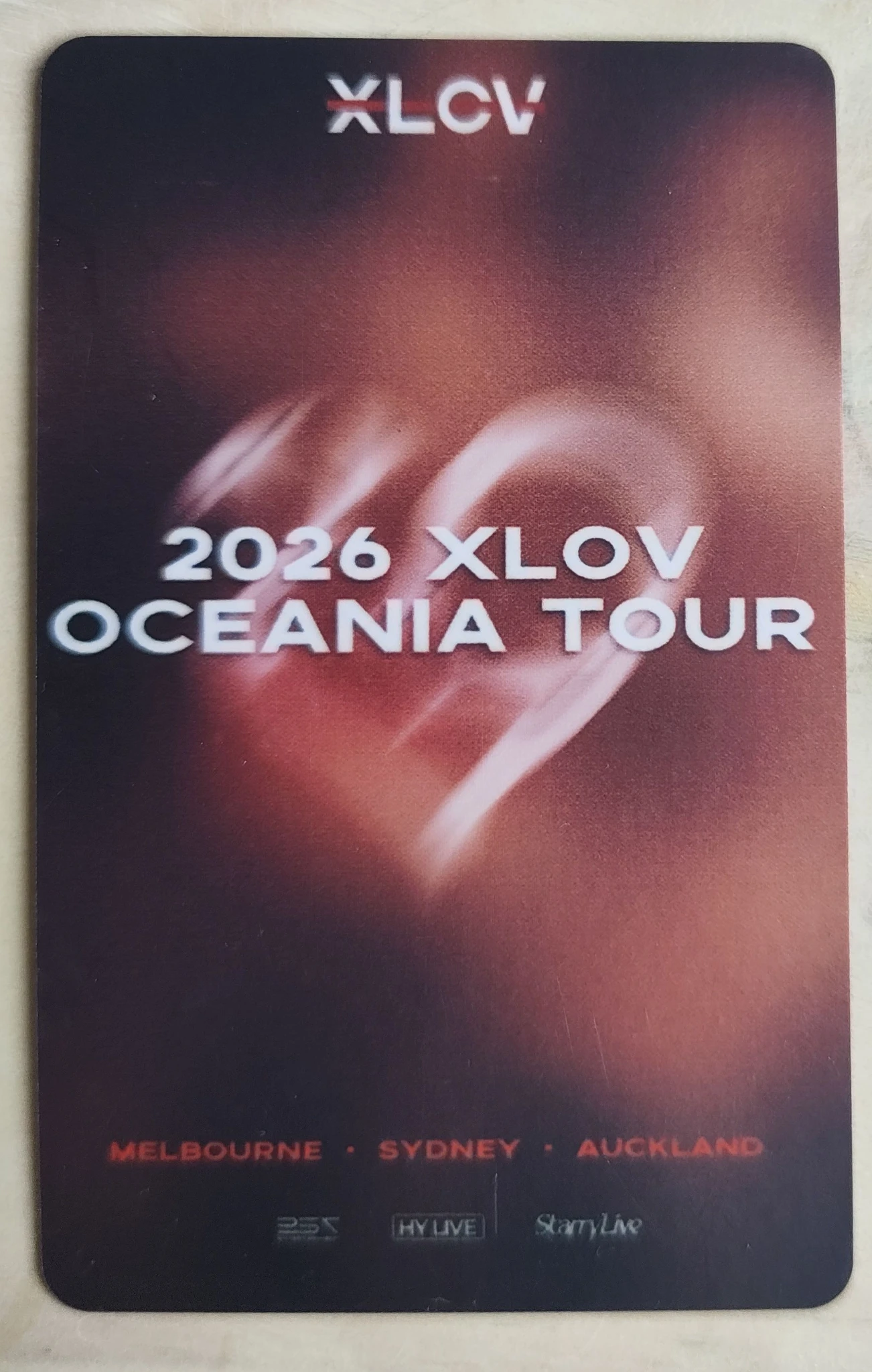 XLOV Wumuti XLOV - Wumuti - XLOV - Oceania Tour Event sydney photocard set concert benefit listing photo 2