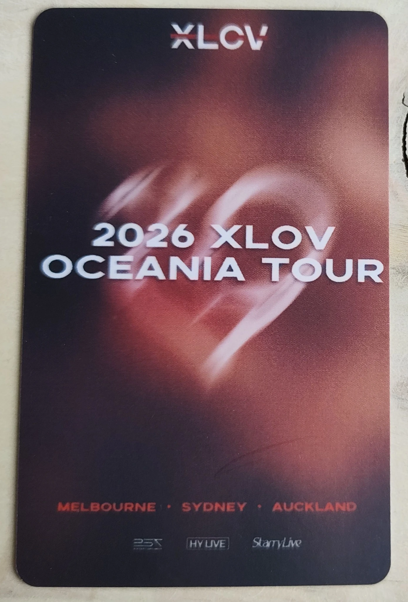 XLOV Haru XLOV - Haru - XLOV - Oceania Tour Event melbourne photocard set concert benefit listing photo 2