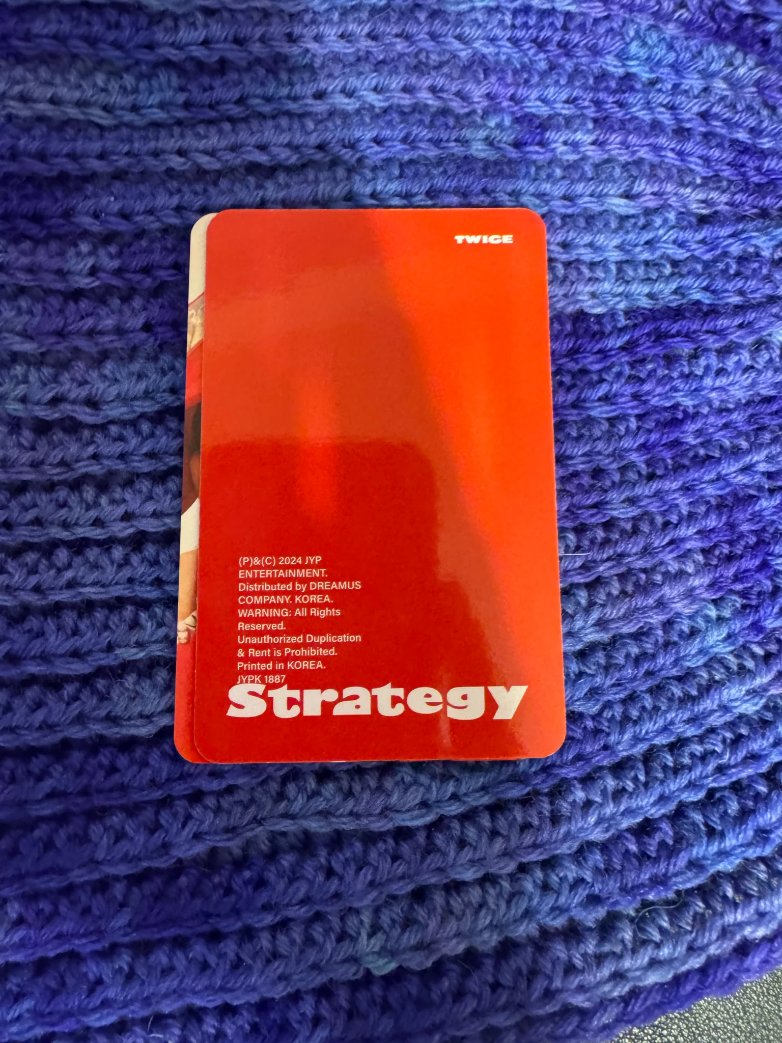 TWICE Jeongyeon TWICE - STRATEGY Album target exclusive listing photo 2