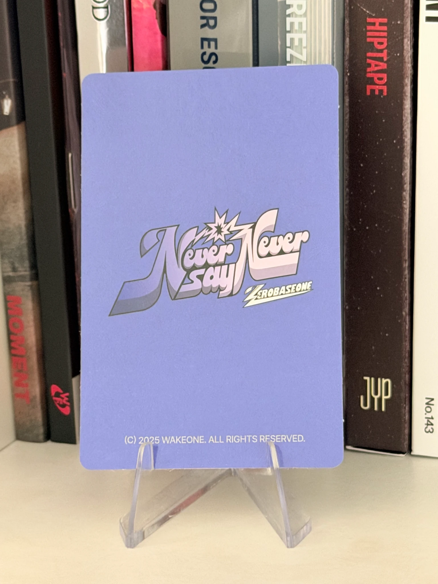 ZEROBASEONE Gunwook ZEROBASEONE - Gunwook - NEVER SAY NEVER Album album photocard lenticular keyring version listing photo 2