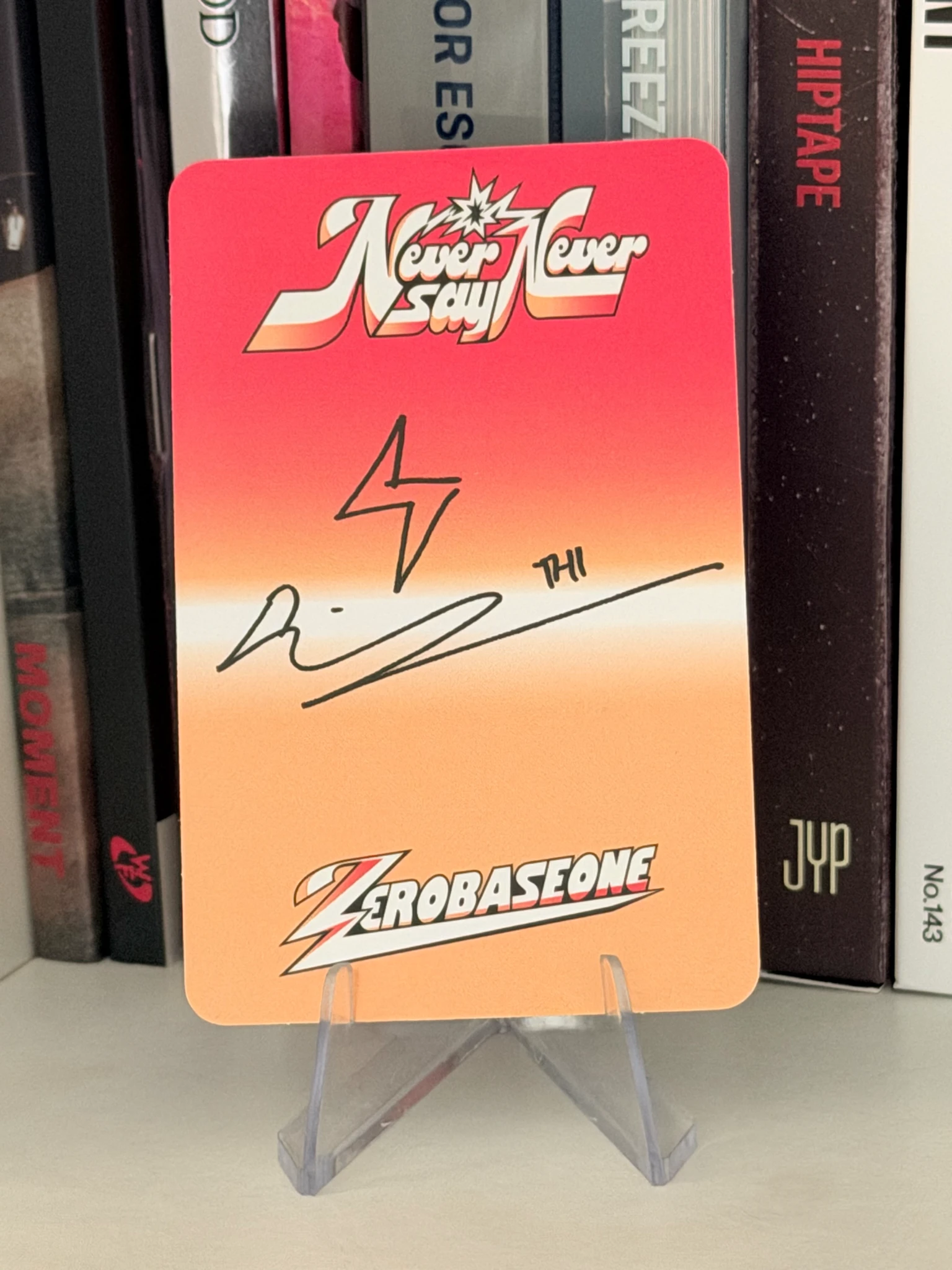 ZEROBASEONE Ricky ZEROBASEONE - Ricky - NEVER SAY NEVER Album album photocard icon version B version listing photo 2