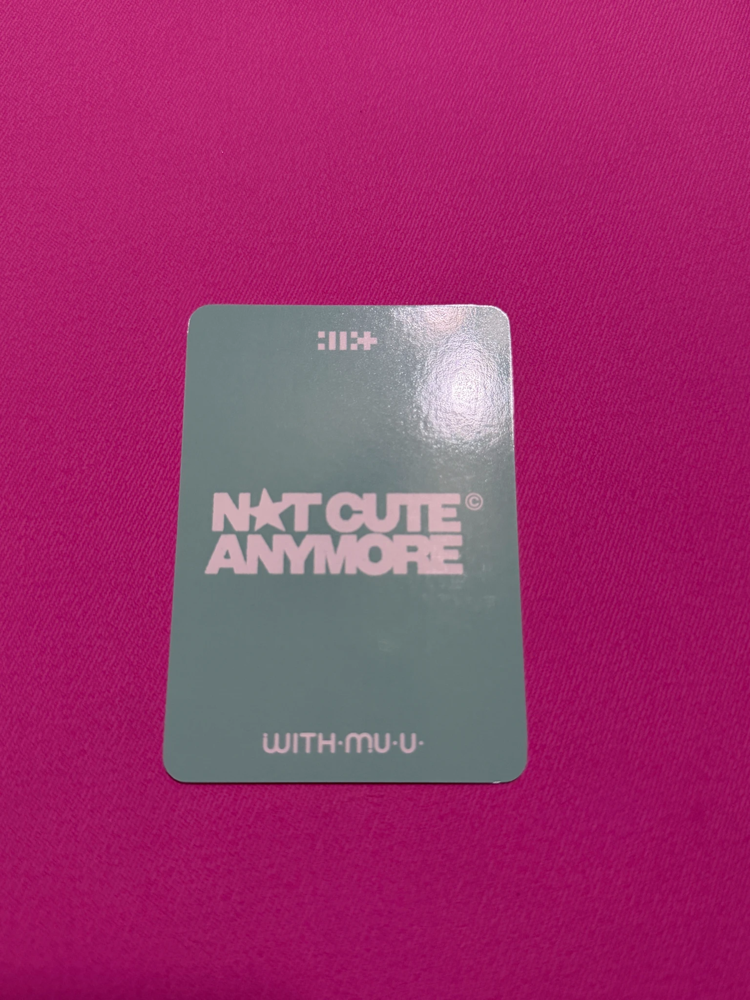 ILLIT Wonhee ILLIT - Wonhee - NOT CUTE ANYMORE Album pre-order benefit (pob) withmuu non-standard size listing photo 2