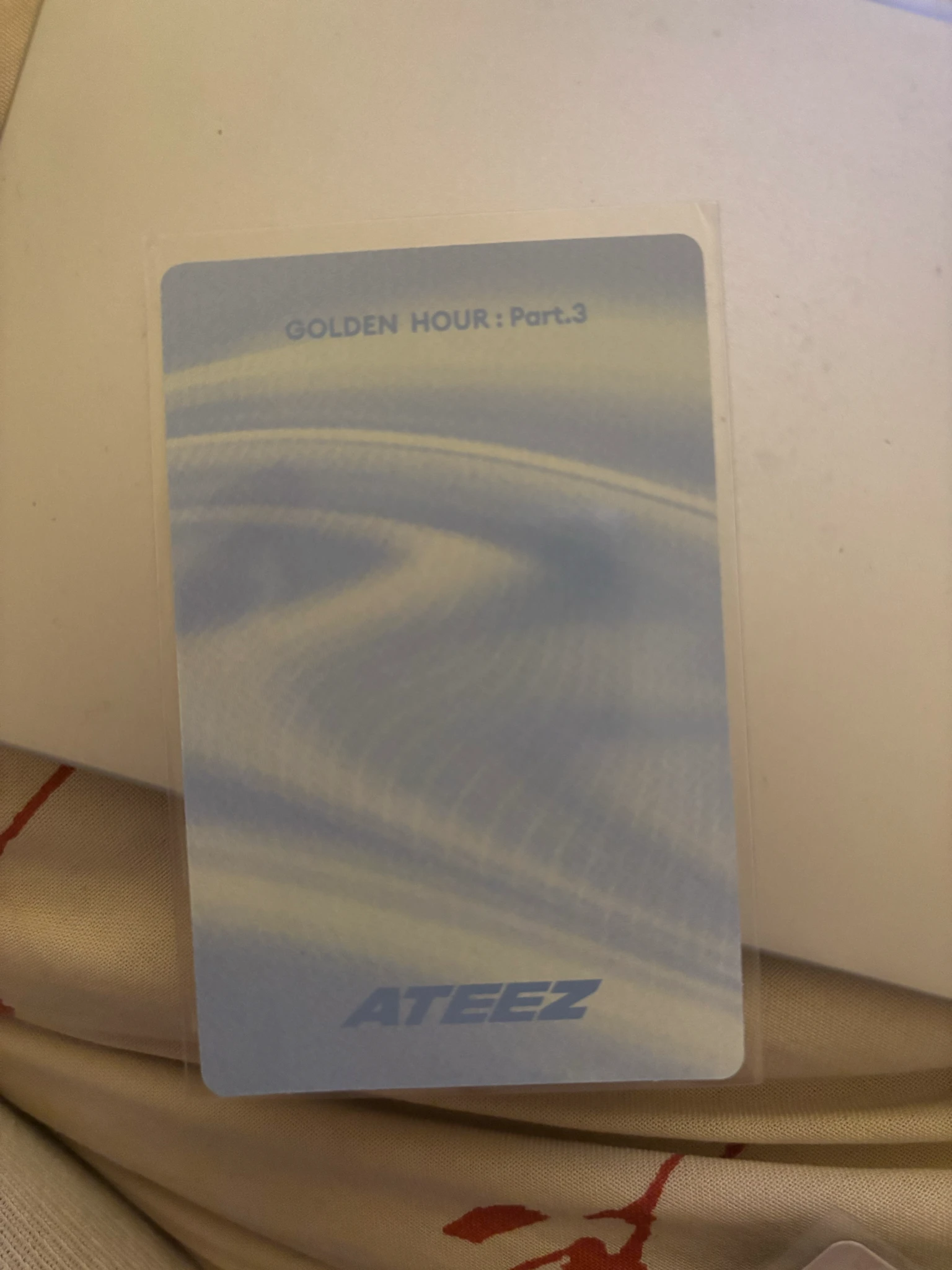 ATEEZ Yeosang ATEEZ - Yeosang - Golden Hour : Part.3 Album poca album album photocard version 1 listing photo 2