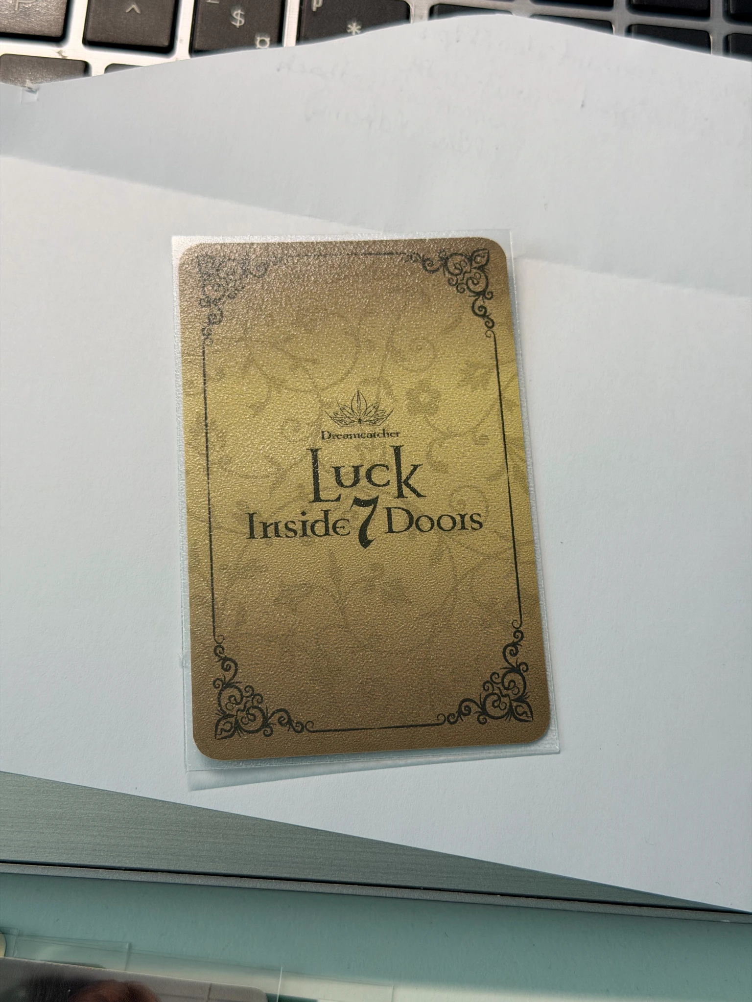 Dreamcatcher SuA Dreamcatcher - SuA - Luck Inside 7 Doors World Tour Event version 1 trading card listing photo 2