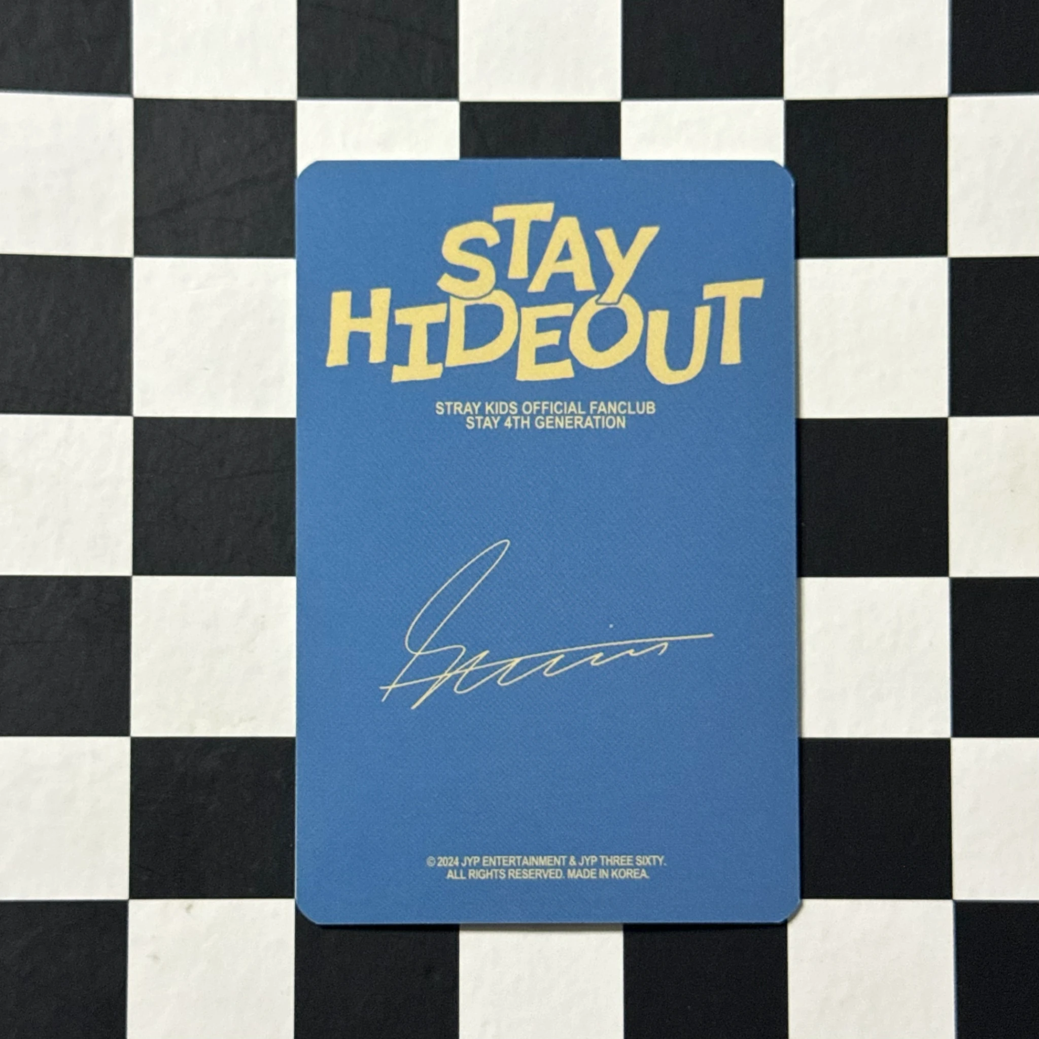Stray Kids Seungmin Stray Kids - Seungmin - STAY Hideout Official Fan Club 4th Gen Other photocard set listing photo 2