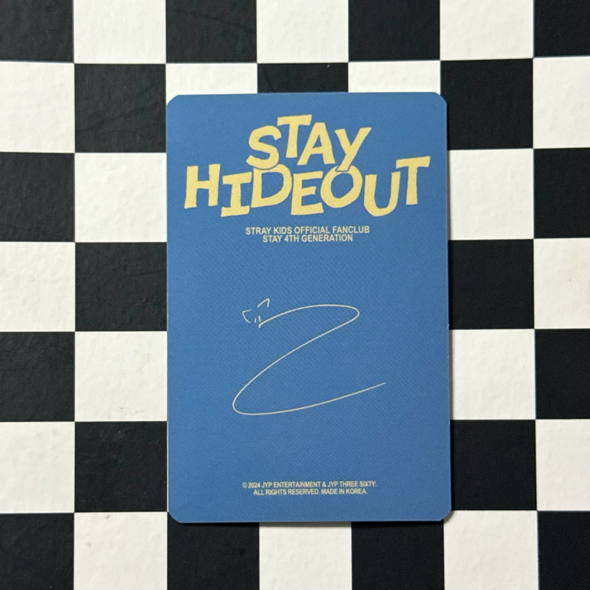Stray Kids I.N Stray Kids - I.N - STAY Hideout Official Fan Club 4th Gen Other photocard set listing photo 2