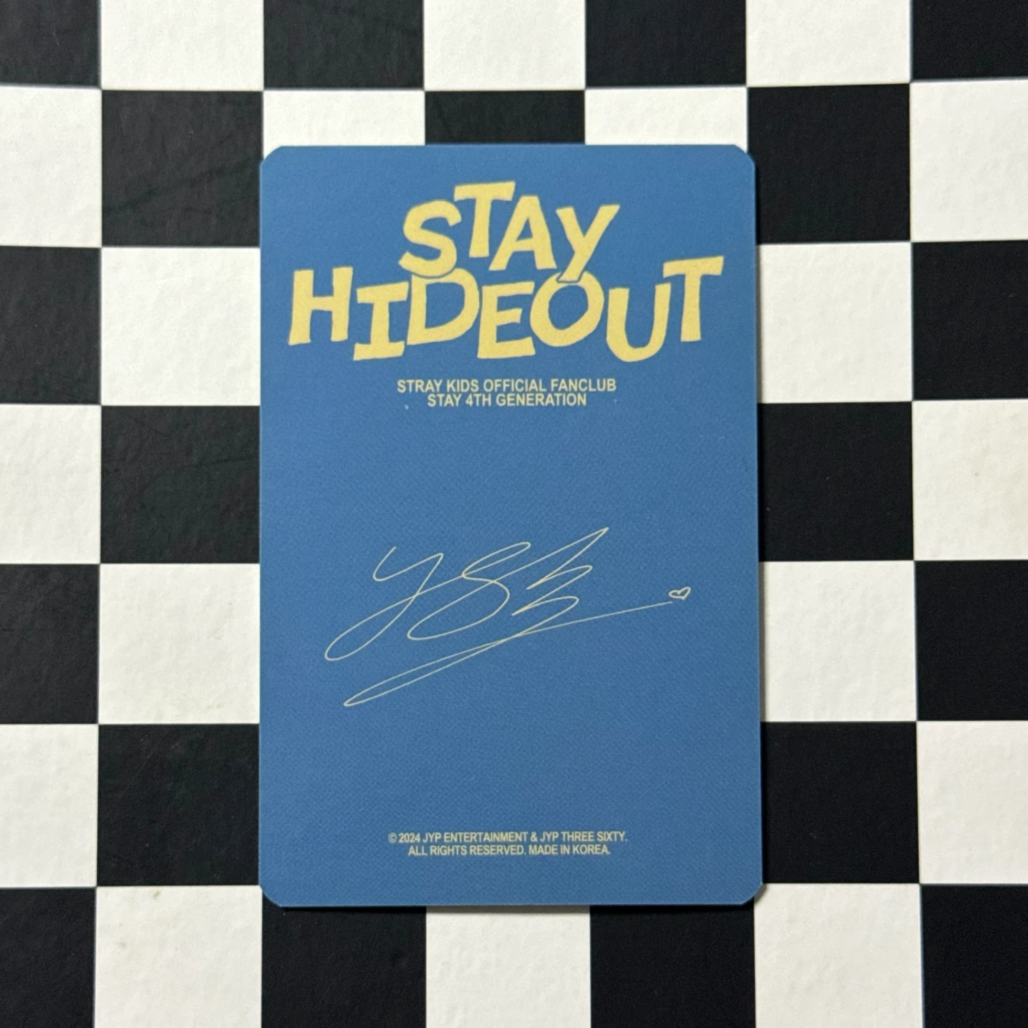 Stray Kids Felix Stray Kids - Felix - STAY Hideout Official Fan Club 4th Gen Other photocard set listing photo 2