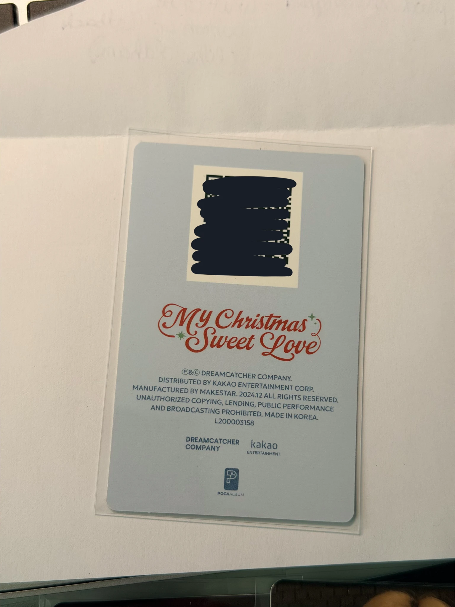 Dreamcatcher JiU Dreamcatcher - JiU - My Christmas Sweet Love Album album photocard korean album listing photo 2