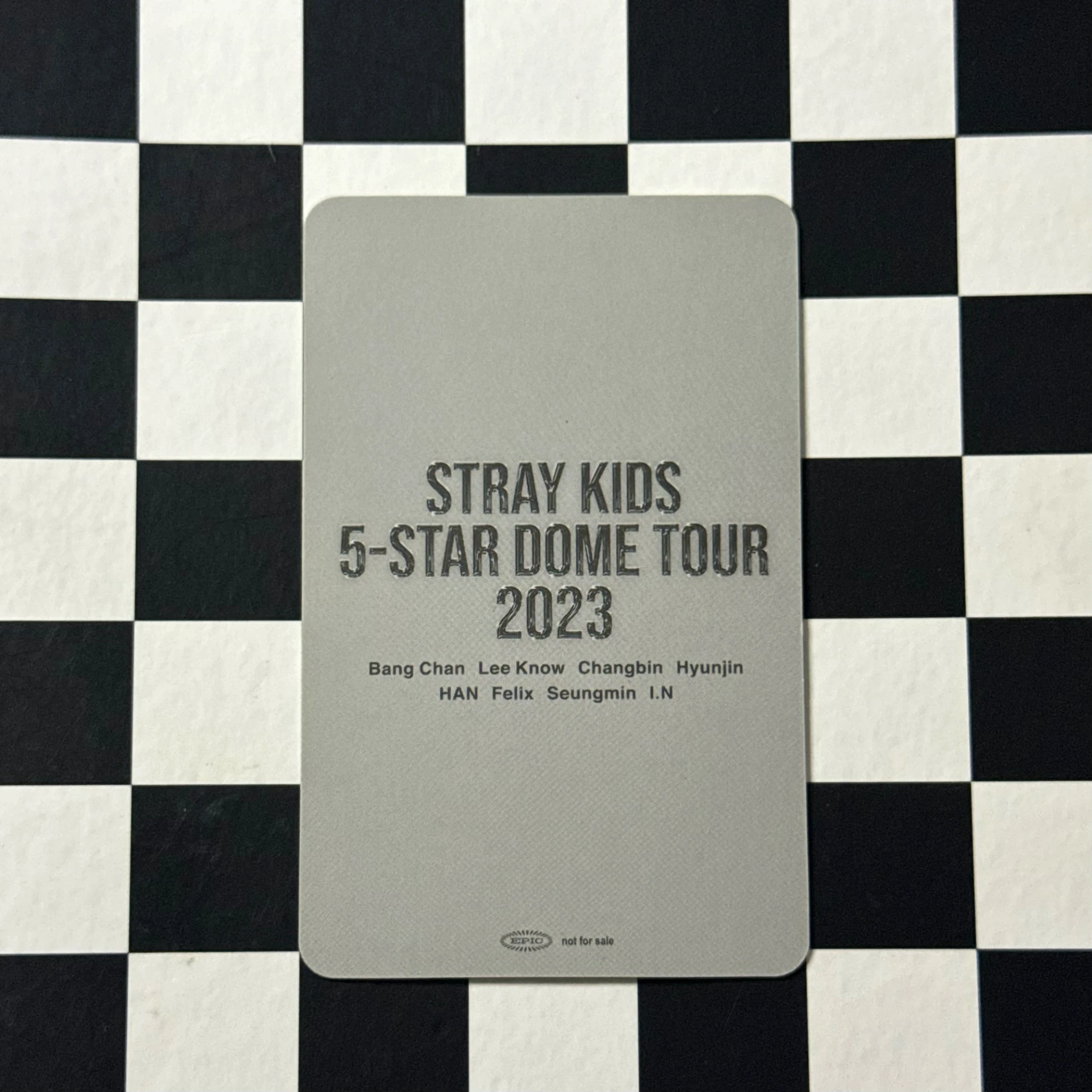 Stray Kids Bang Chan Stray Kids - Bang Chan - 5-Star Dome Tour 2023 Event nagoya day 1 purchase benefit venue-limited social path listing photo 2