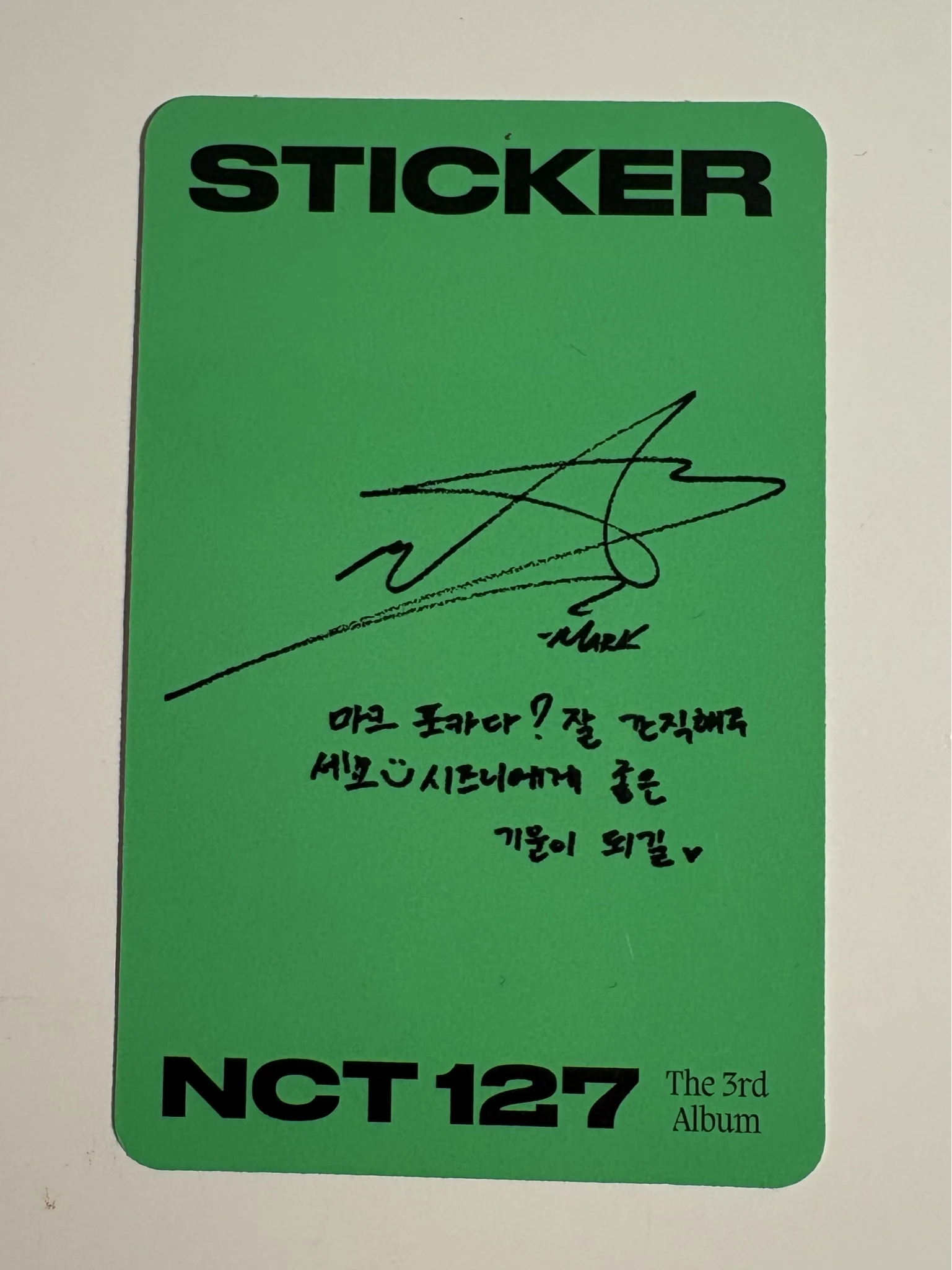 NCT 127 Mark NCT 127 - Mark  - Sticker Album listing photo 2