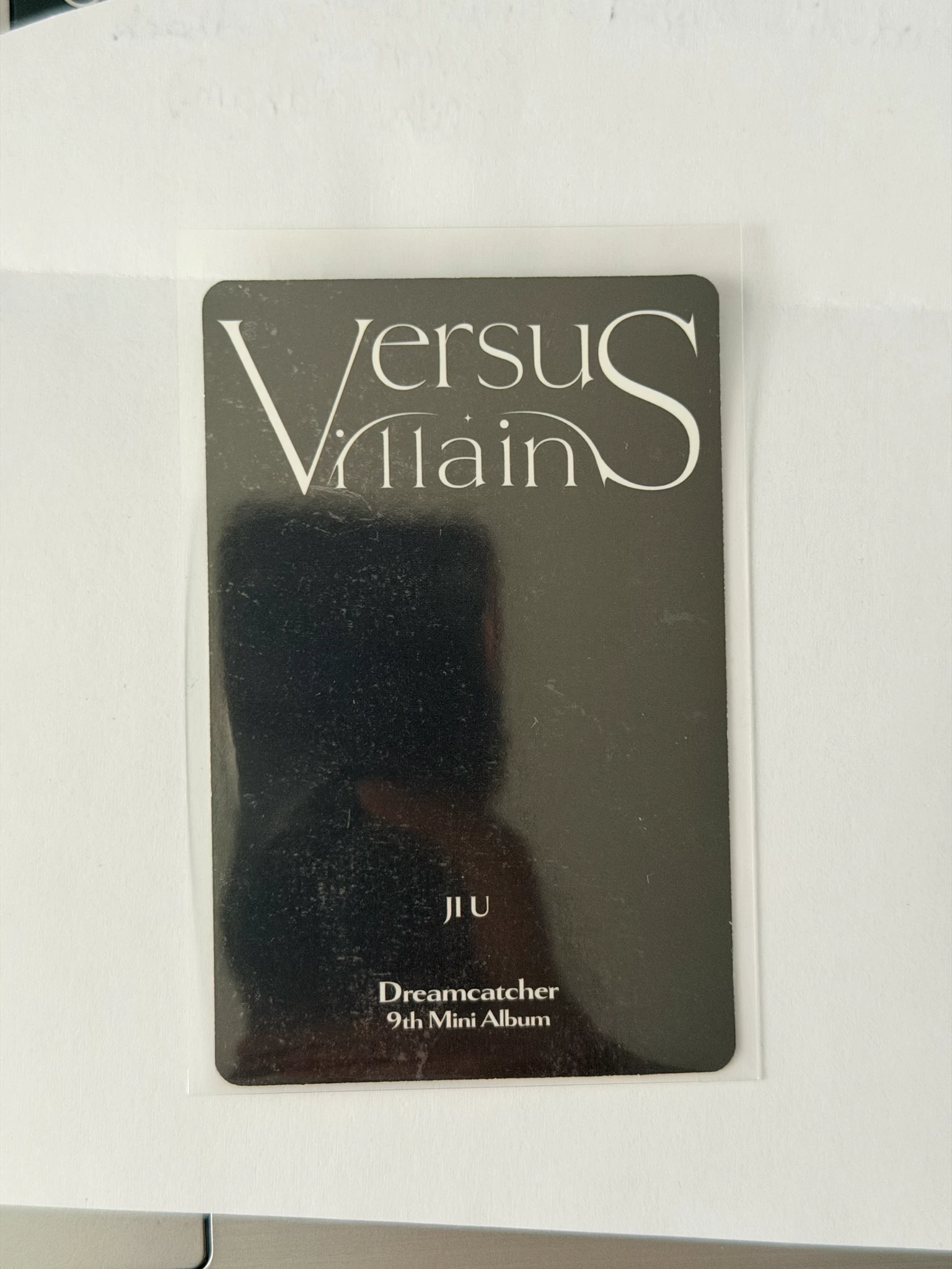 Dreamcatcher JiU Dreamcatcher - JiU - VillainS Album album photocard korean album U version R version S version E version listing photo 2