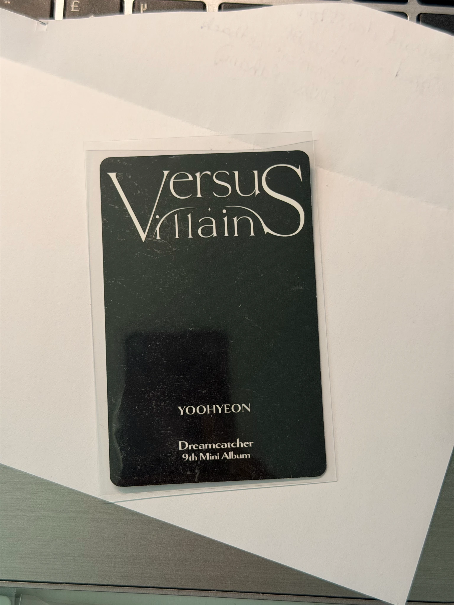Dreamcatcher Yoohyeon Dreamcatcher - Yoohyeon - VillainS Album U version R version S version E version album photocard korean album listing photo 2