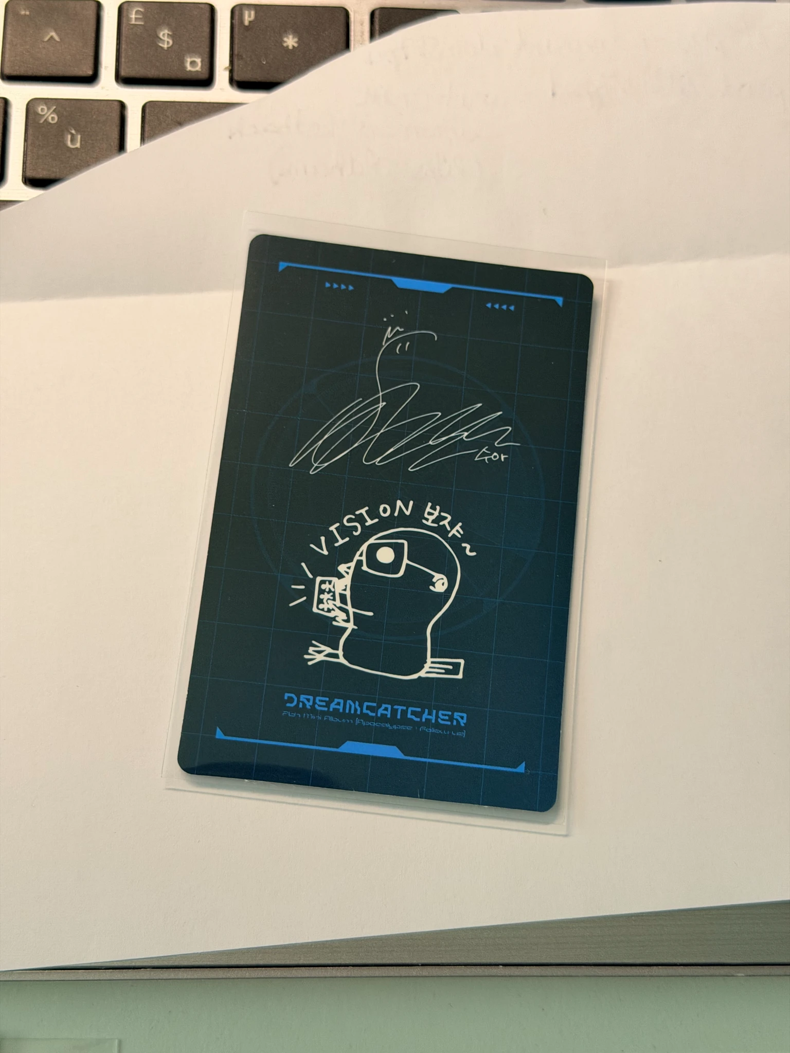 Dreamcatcher SuA Dreamcatcher - SuA - Apocalypse : Follow  Us Album album photocard blue back listing photo 2