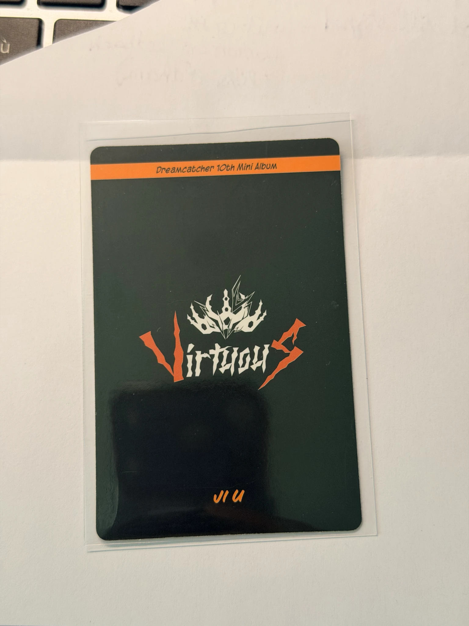 Dreamcatcher JiU Dreamcatcher - JiU - VirtuouS Album album photocard korean album R version E version A version K version listing photo 2