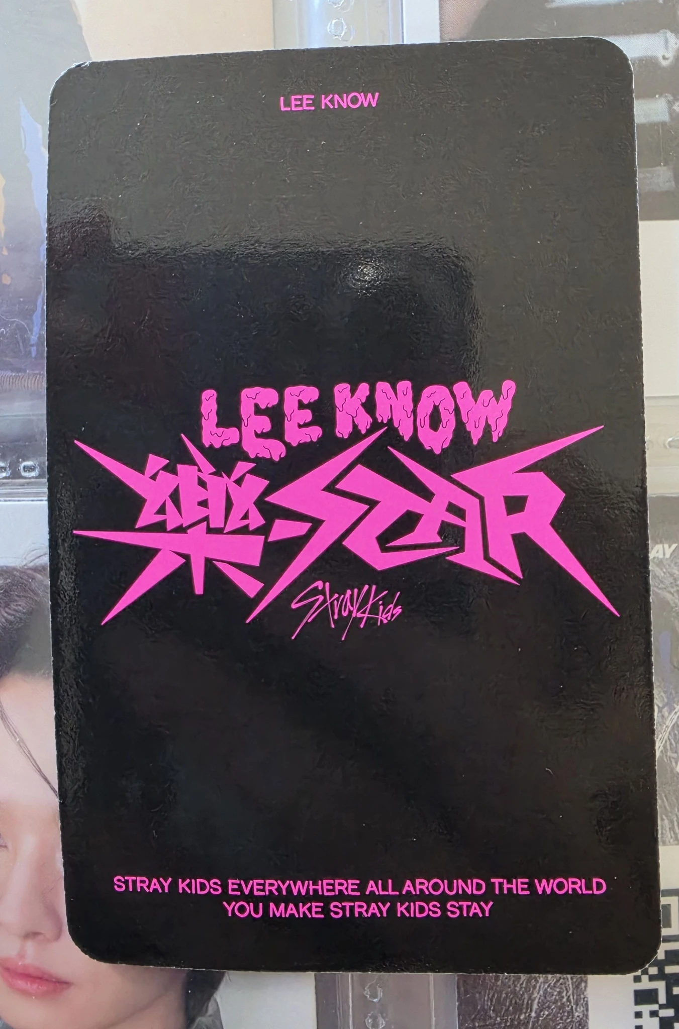 Stray Kids Lee Know Stray Kids - Lee Know - ROCK-STAR Album postcard version album photocard listing photo 2